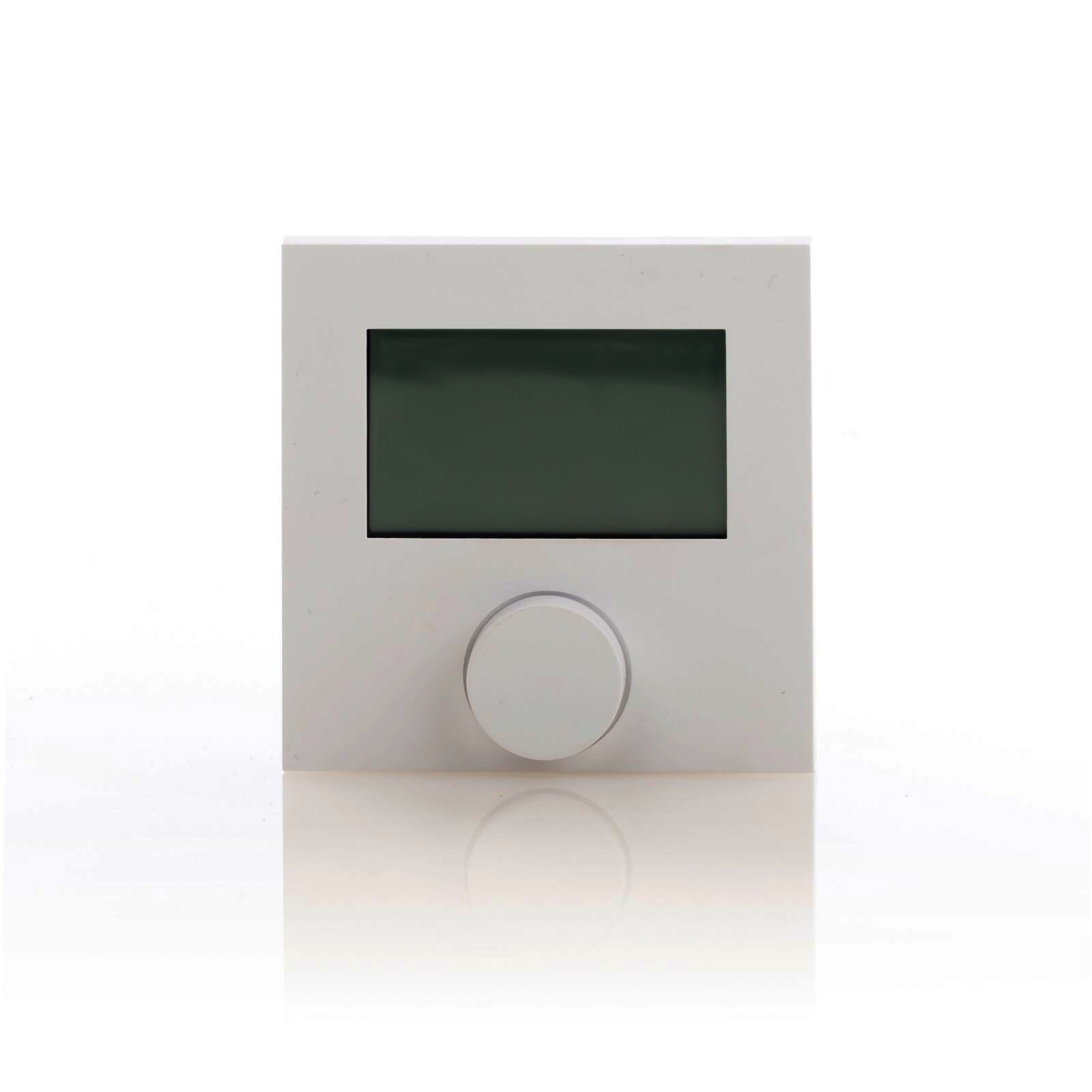 9,6 m² Set Dünnschichtsystem flach 12x2 PE-RT Rohr Raster 10 cm 2 Heizkreise LCD Regler 230 V + Zubehör