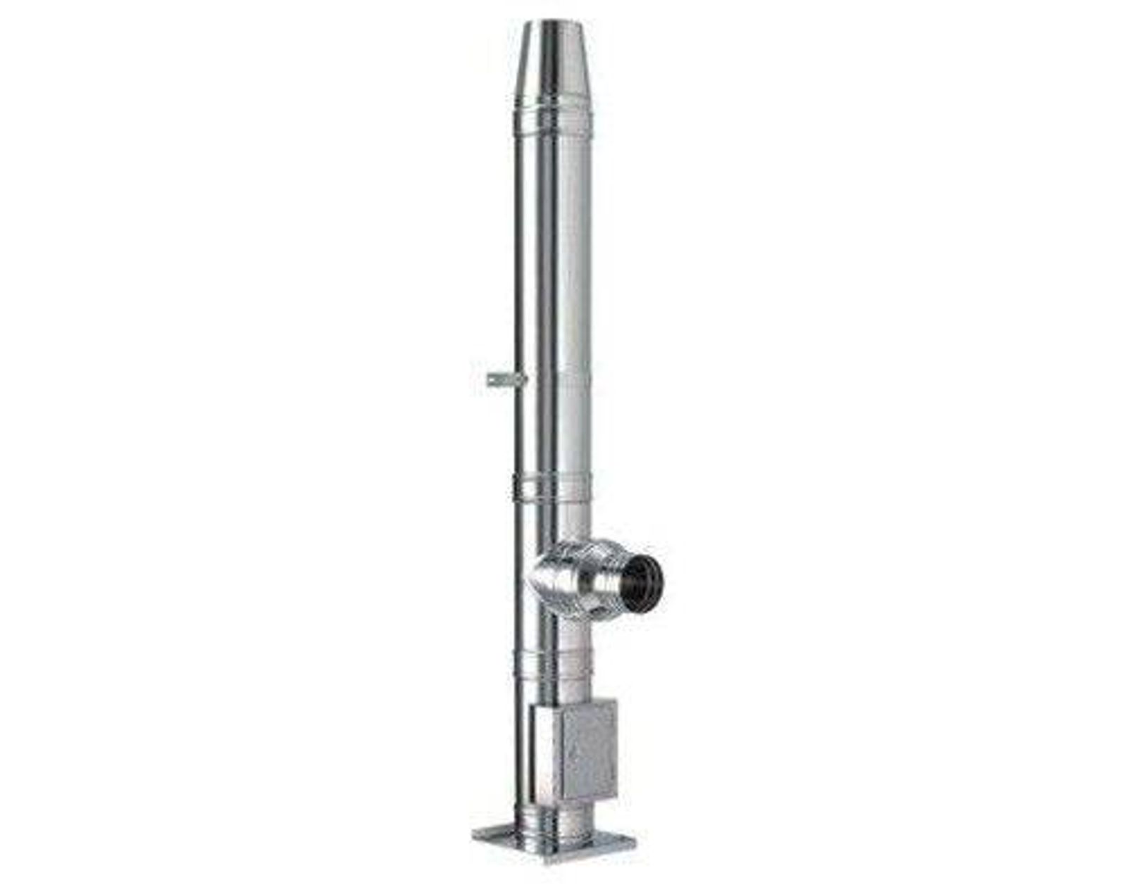 Schornstein Bodenmontage 5 m Set Edelstahl DW DN 180