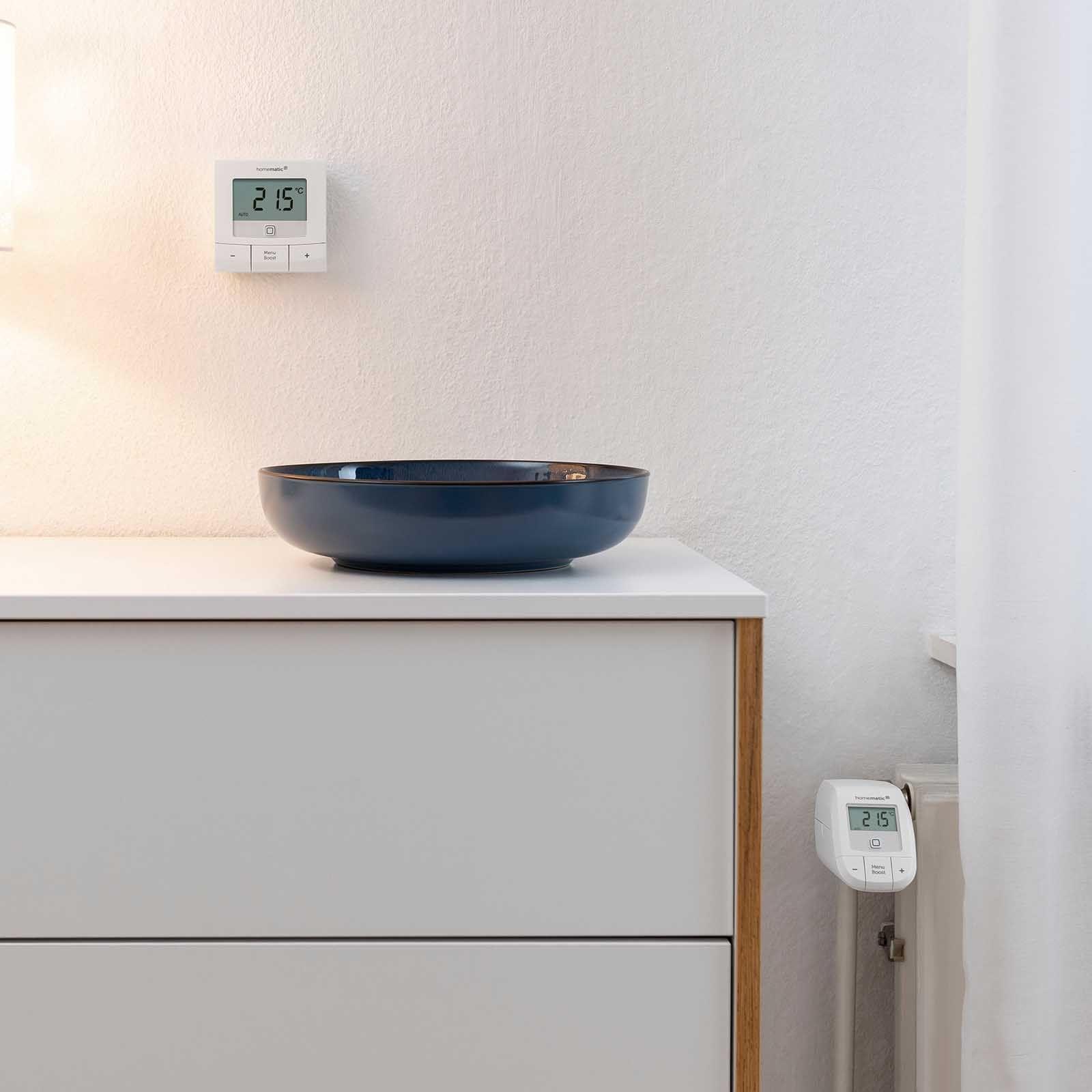 Homematic IP Smart Home Starter Set Raumklima basic Push-to-Pair