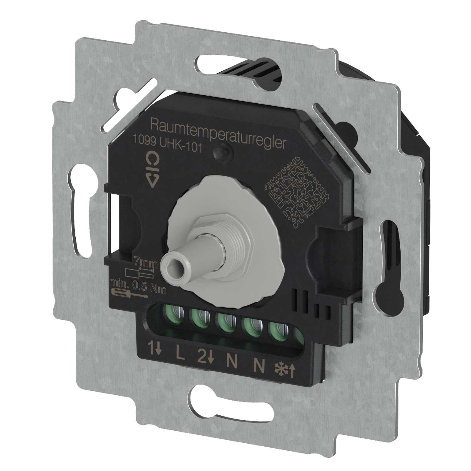 Busch-Jaeger 1099 UHK-101 Raumtemperaturregler Einsatz UP Heizen/Kühlen, Drehregler