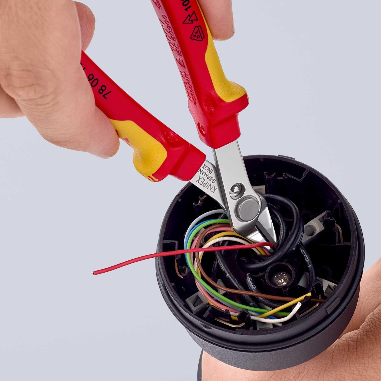 KNIPEX Electronic Super Knips® VDE-geprüfte Präzisionszange 125 mm