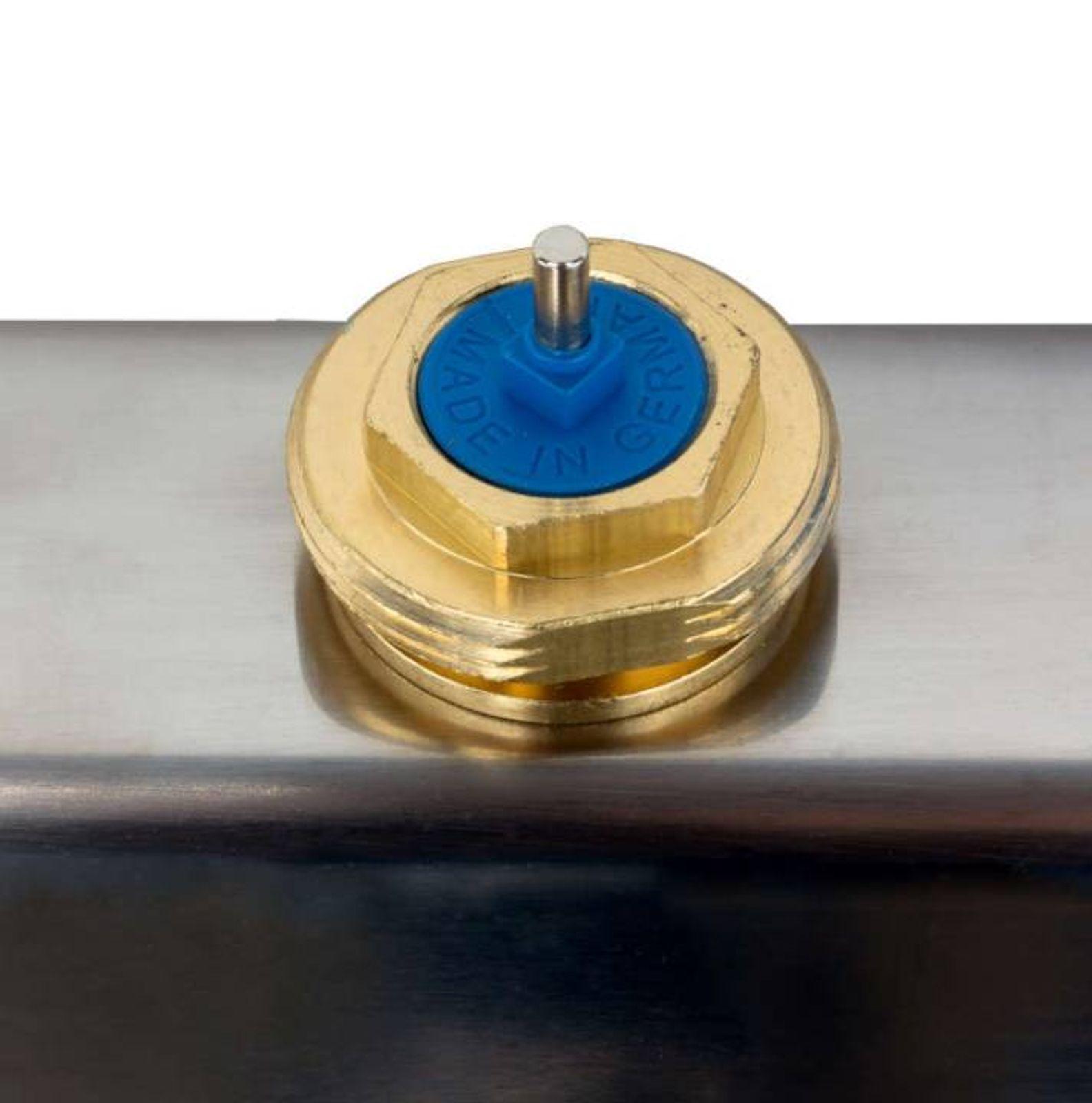 Heizkreisverteiler PREMIUM 7-fach mit Durchflussmesser und Kugelhahn-Set