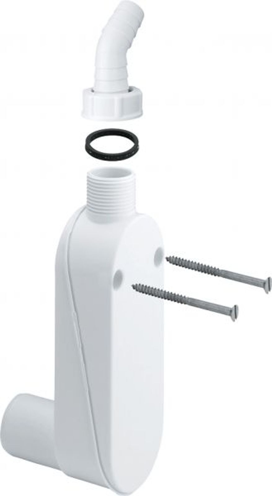 Geruchverschluss Viega 5636 364625 40mm, f.Wandmontage,Abg.waager., Kunstst
