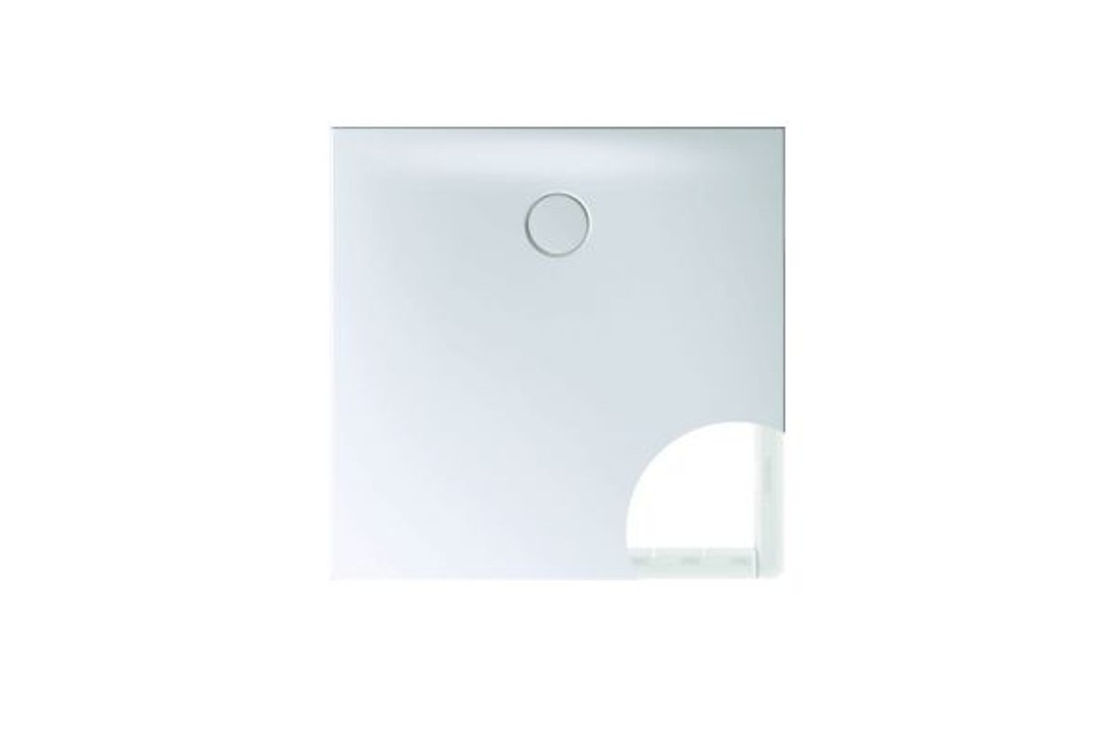Bette Stahl-Brausewanne BetteFloor Side 160x80 x2 5 3cm Antirutsch Sense T1 wei