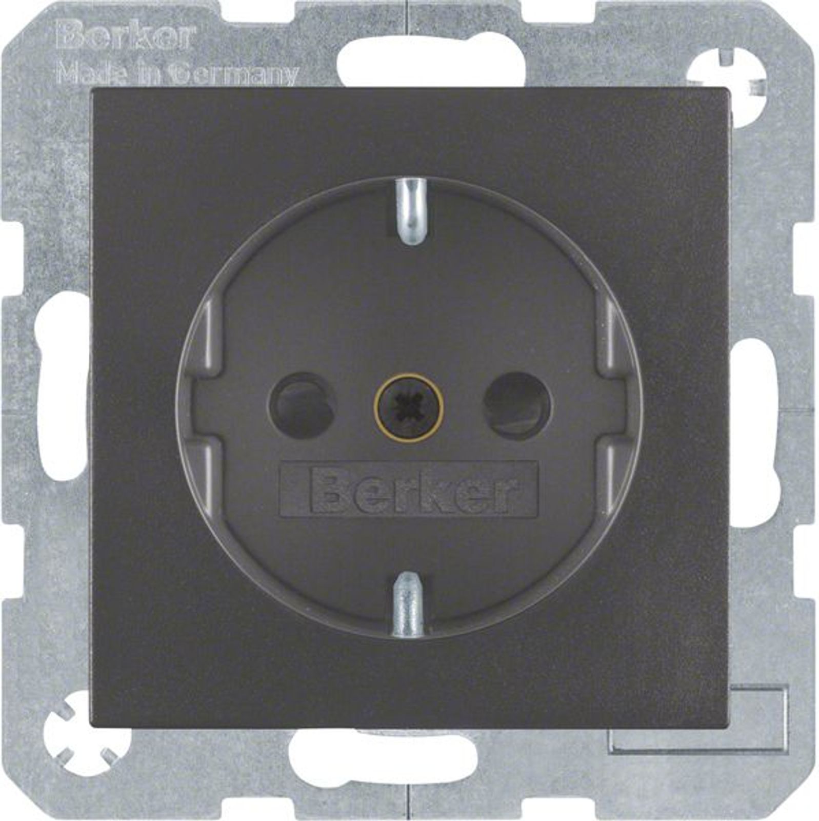 Berker 47231606 Steckdose SCHUKO mit erhöhtem Berührungsschutz S.1/B.3/B.7 anthrazit, matt