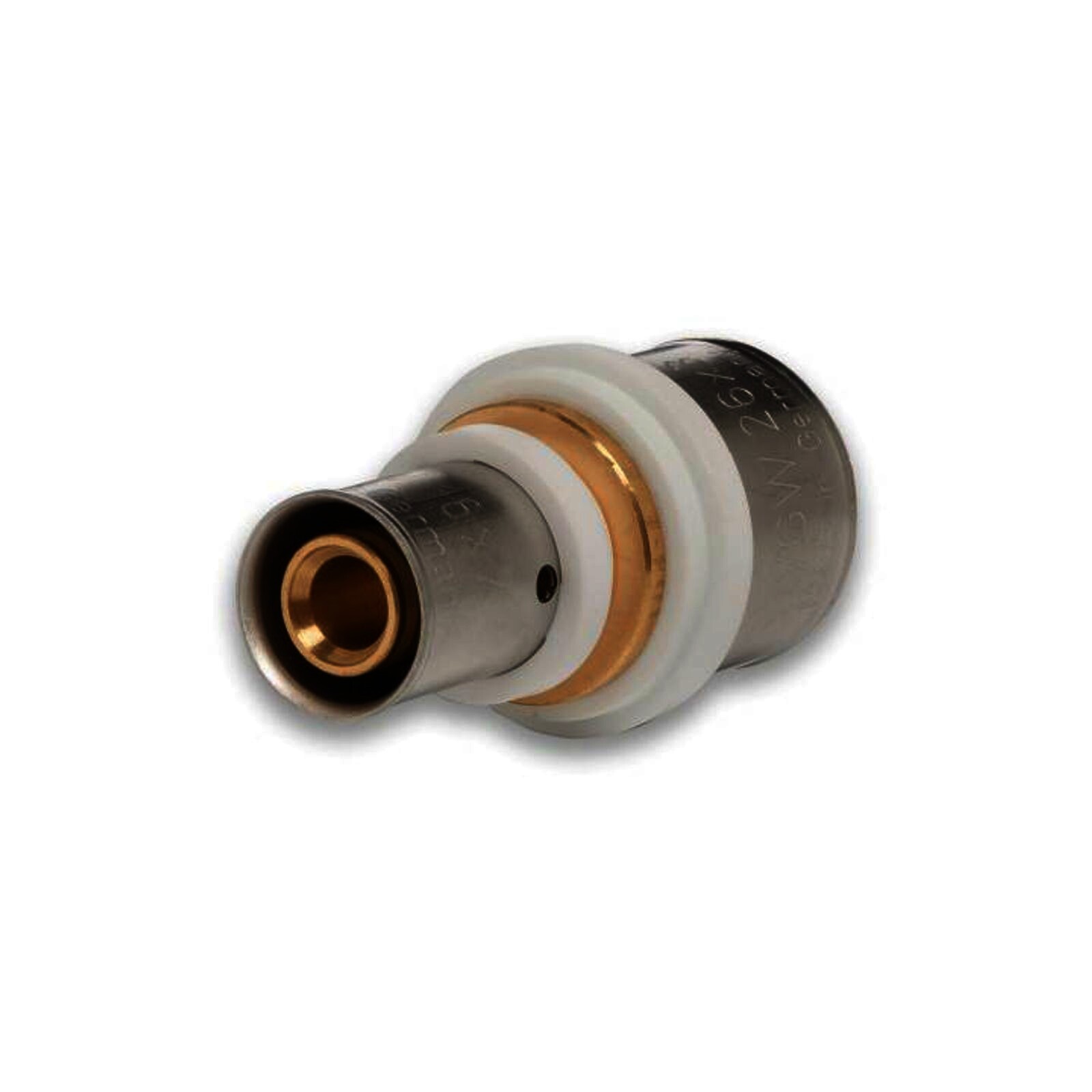 Selfio-Press Aluverbund Pressfitting  Reduzierung 26 x 3 - 16 x 2 TH + U Kontur DVGW - 5 Stück