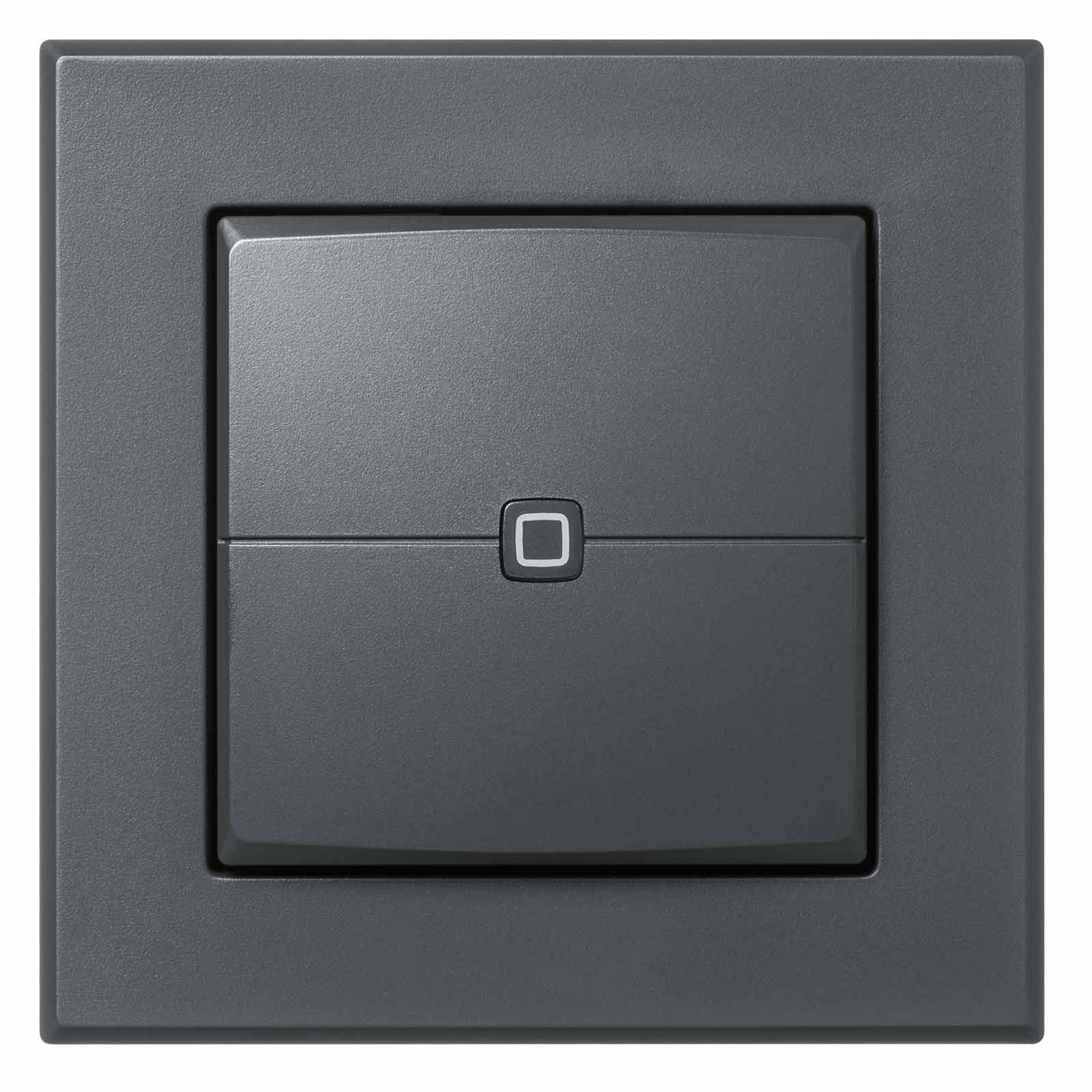 Homematic IP Smart Home Wandtaster 2-fach HmIP-WRC2-A anthrazit