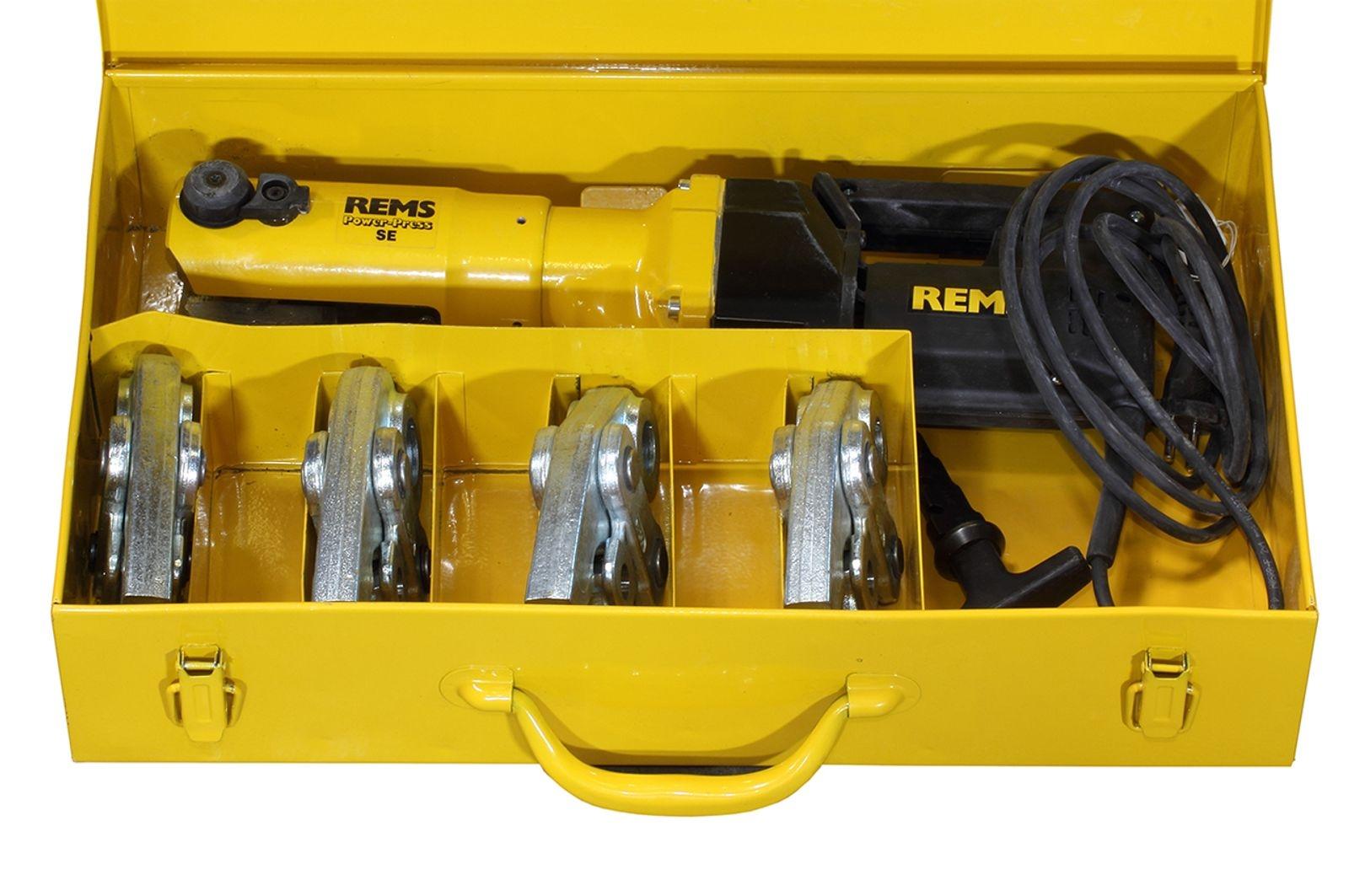 REMS elektrohydraulische Fitting Pressmaschine Power Press SE mit Koffer