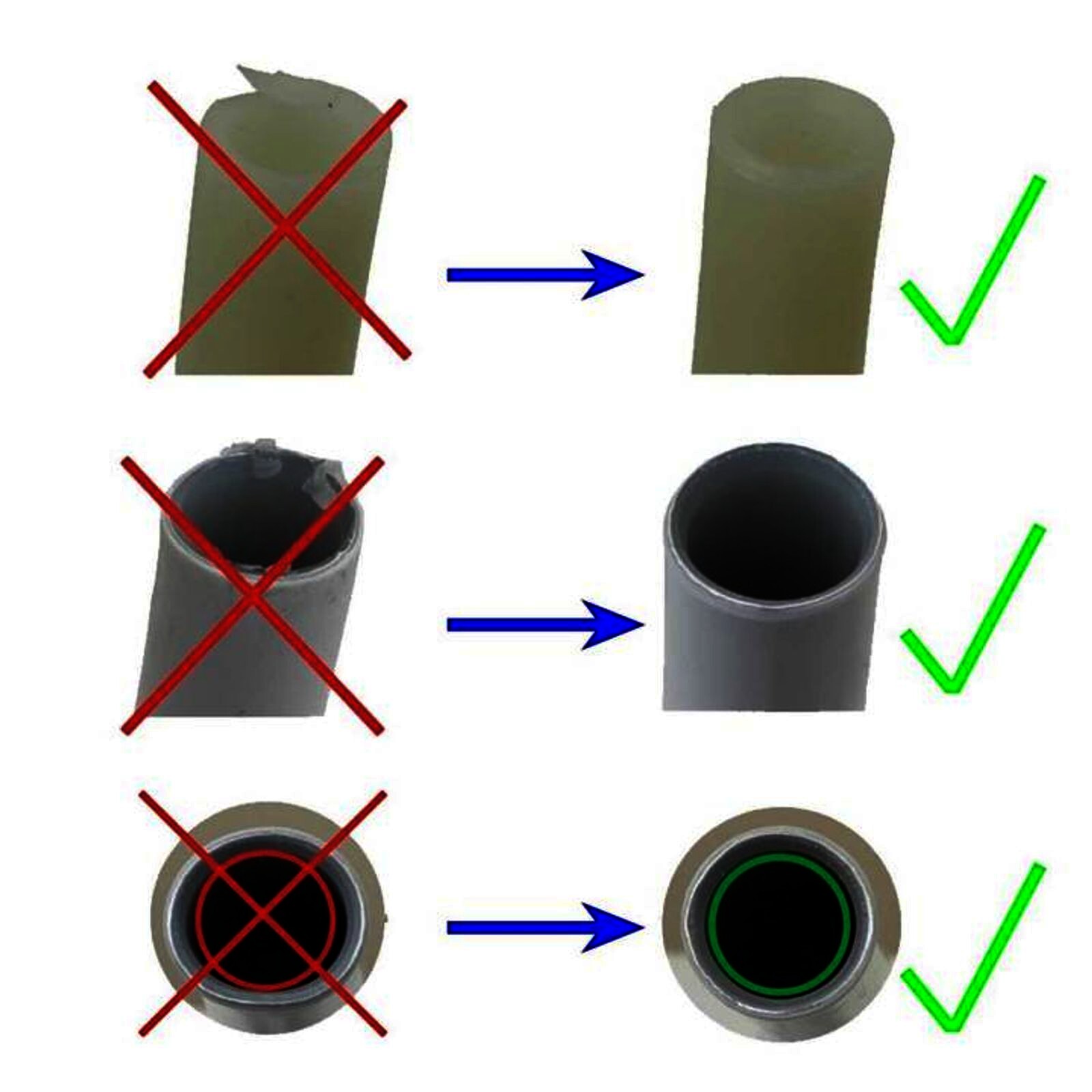 3 Finger Kalibrierer / Entgrater für Verbund- und Kunststoffrohr