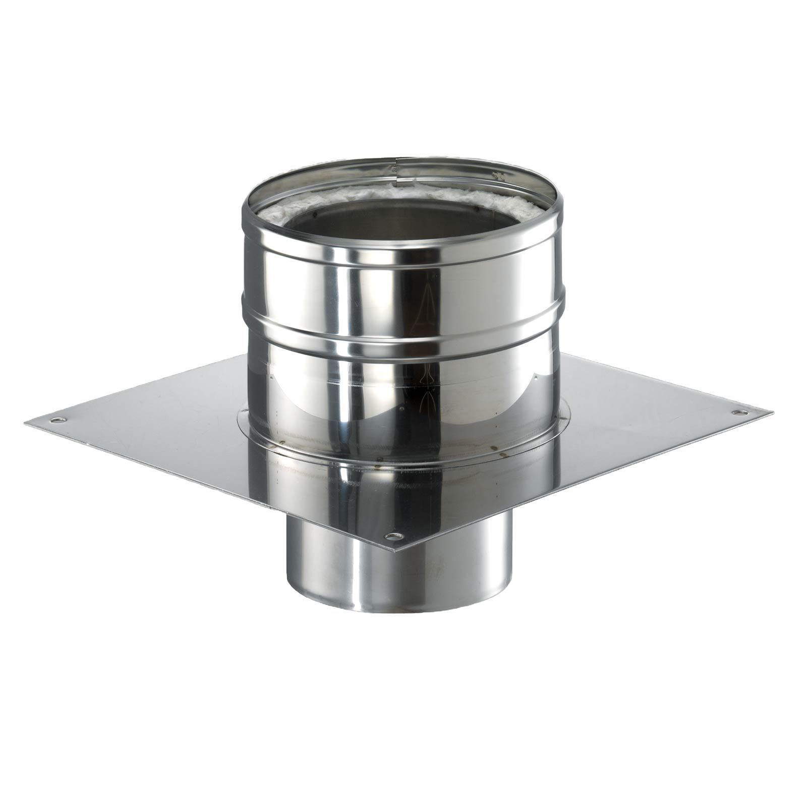 Schiedel ICS Grundplatte offen für Schornsteinverlängerung doppelwandig