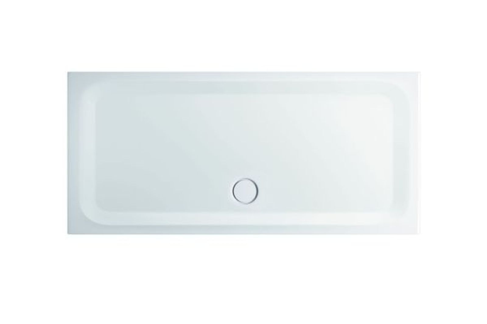 Stahl-Brausewanne Bette SUPER-FLACH 5982 90x180x3,5cm Antirutsch Pro, anthracite