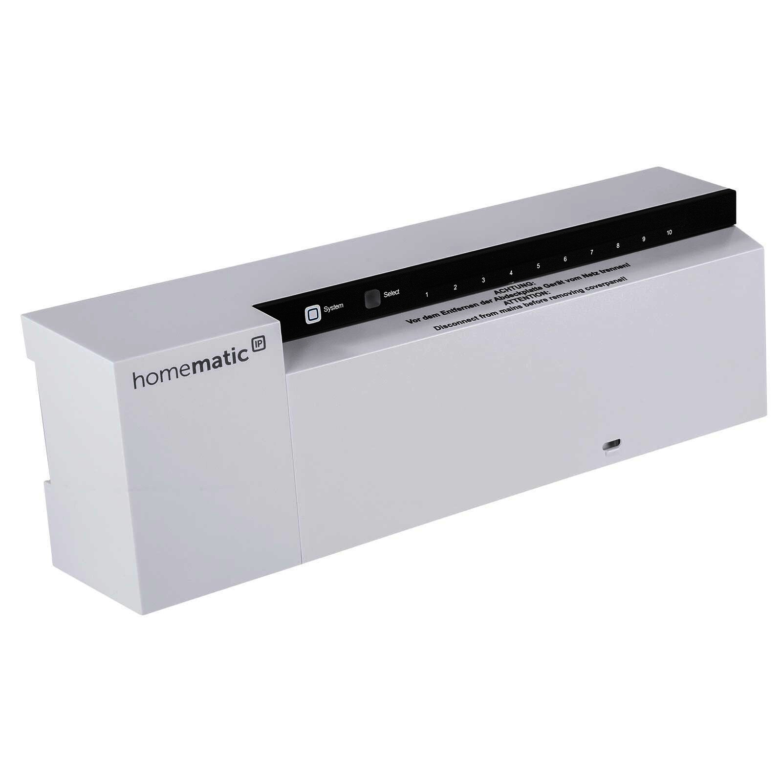 Homematic IP Smart Home Fußbodenheizungsaktor HmIP-FAL230-C10 - 10-fach, 230 V