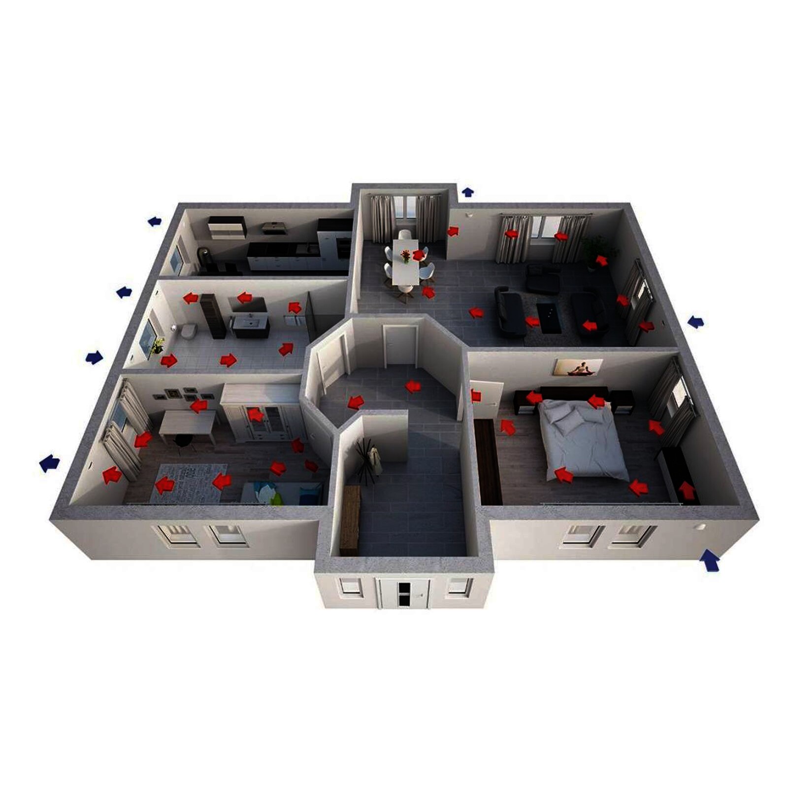 Viessmann Vitovent 100-D dezentrales Lüftungsgerät, Typ H00E A45