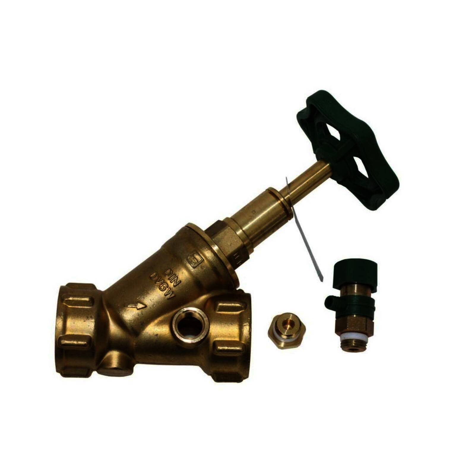Marken Freistromventil DIN-Basis DN 32 IG 1¼ Zoll mit Entleerung