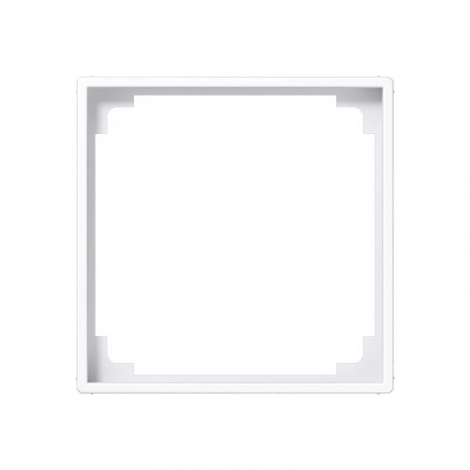 Jung Zwischenrahmen alpinweiß 55x55mm A 590 Z WW