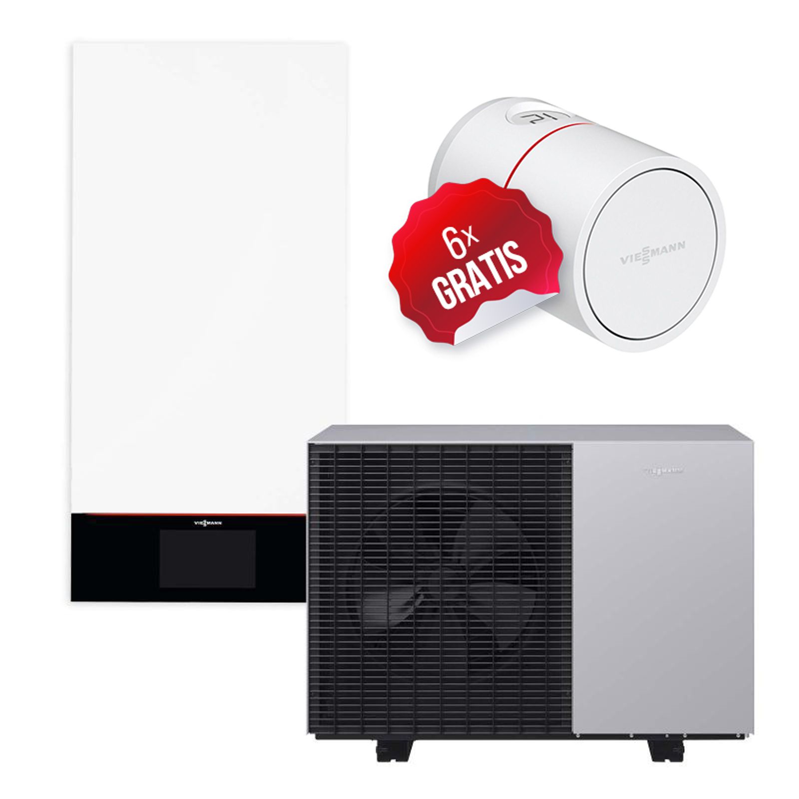 Viessmann Vitocal 150-A Luft/Wasser-Wärmepumpe 3,8 kW AWO-M-E-AC 151.A04 230V Monoblock