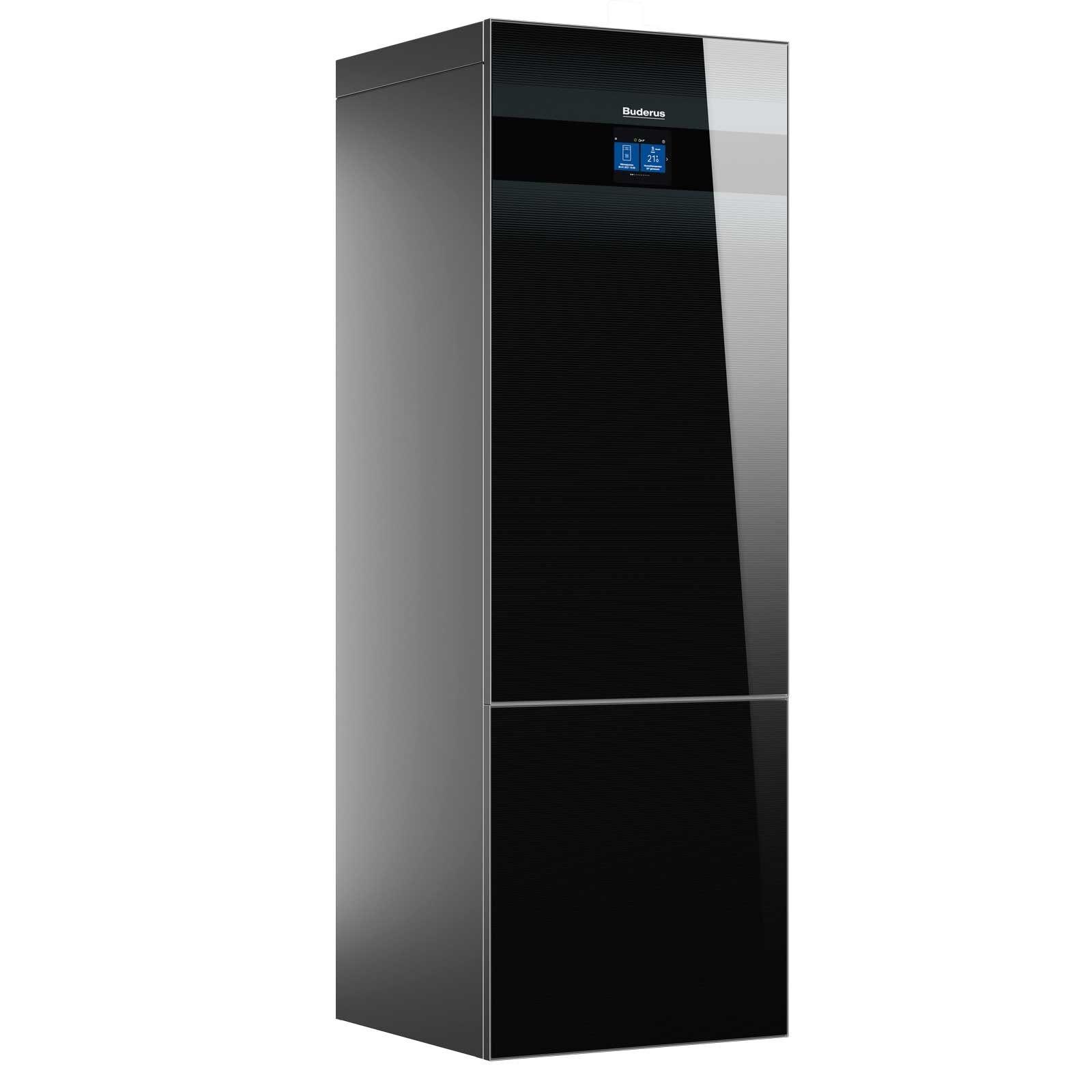 Buderus Luft-Wasser-Wärmepumpe Logaplus M WLW186i-12 AR T180 schwarz
