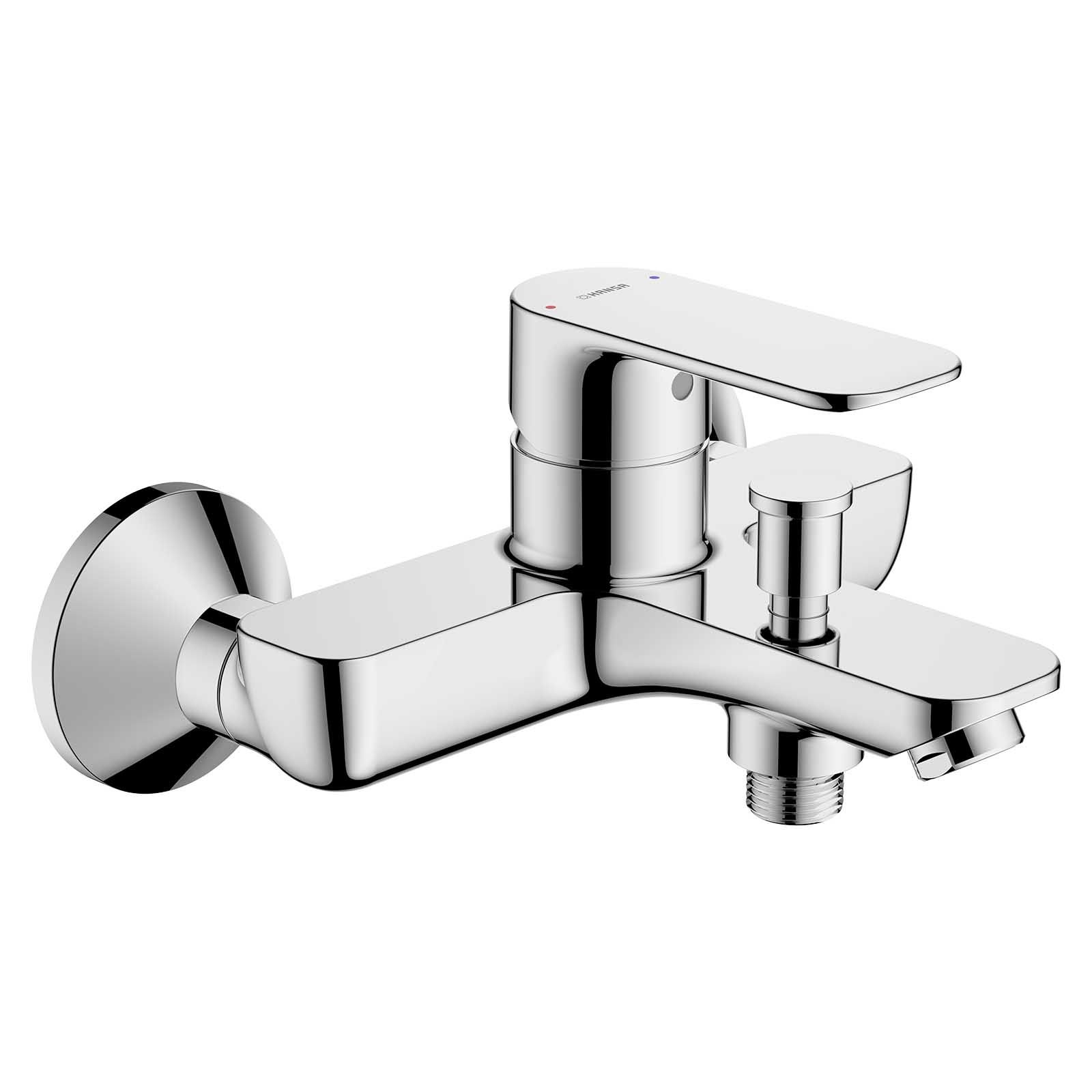 Hansa Einhebelmischer Wafü und Brausebat 5544 Ausld 165 mm DN15 chrom