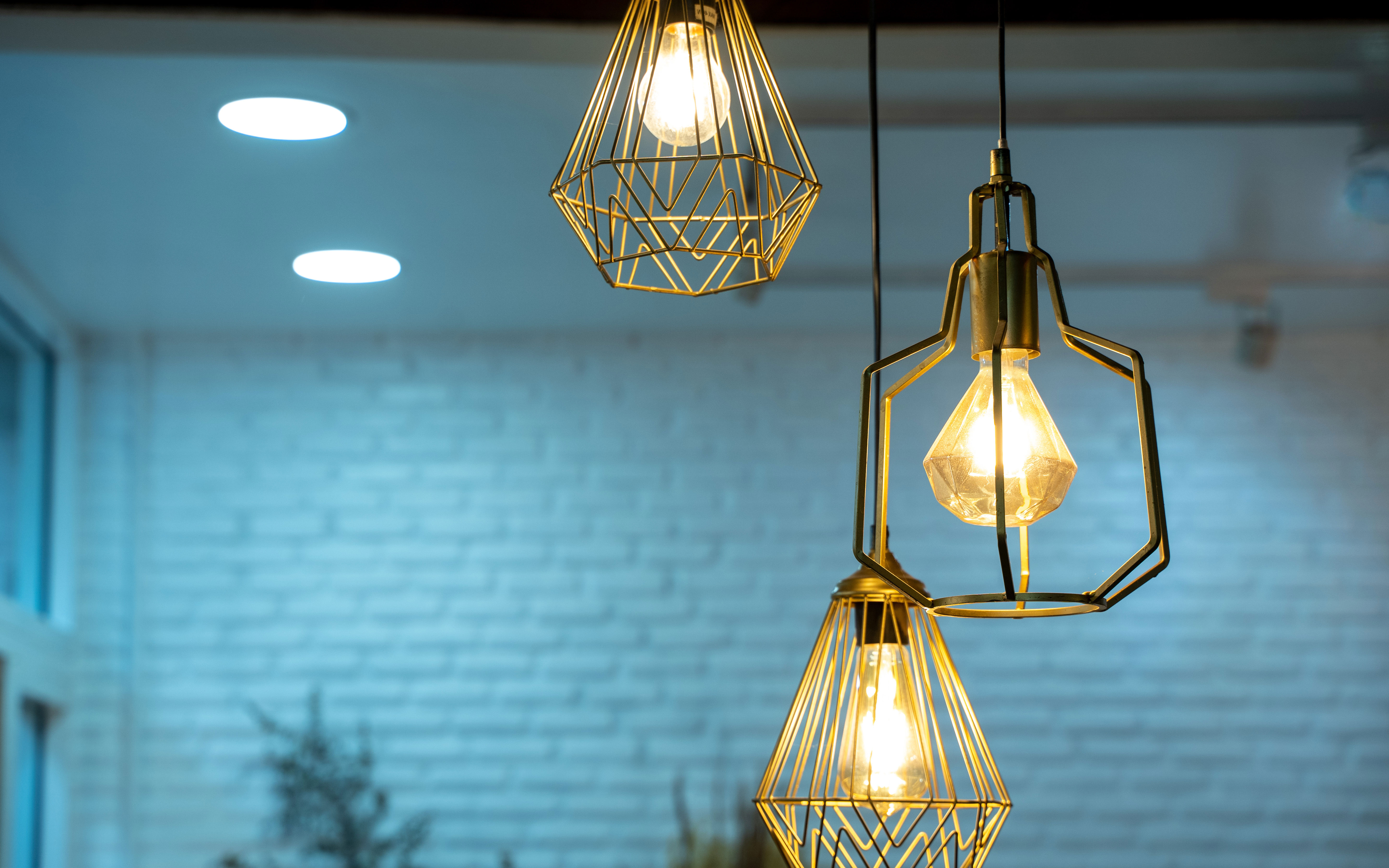 Lampen im Raum
