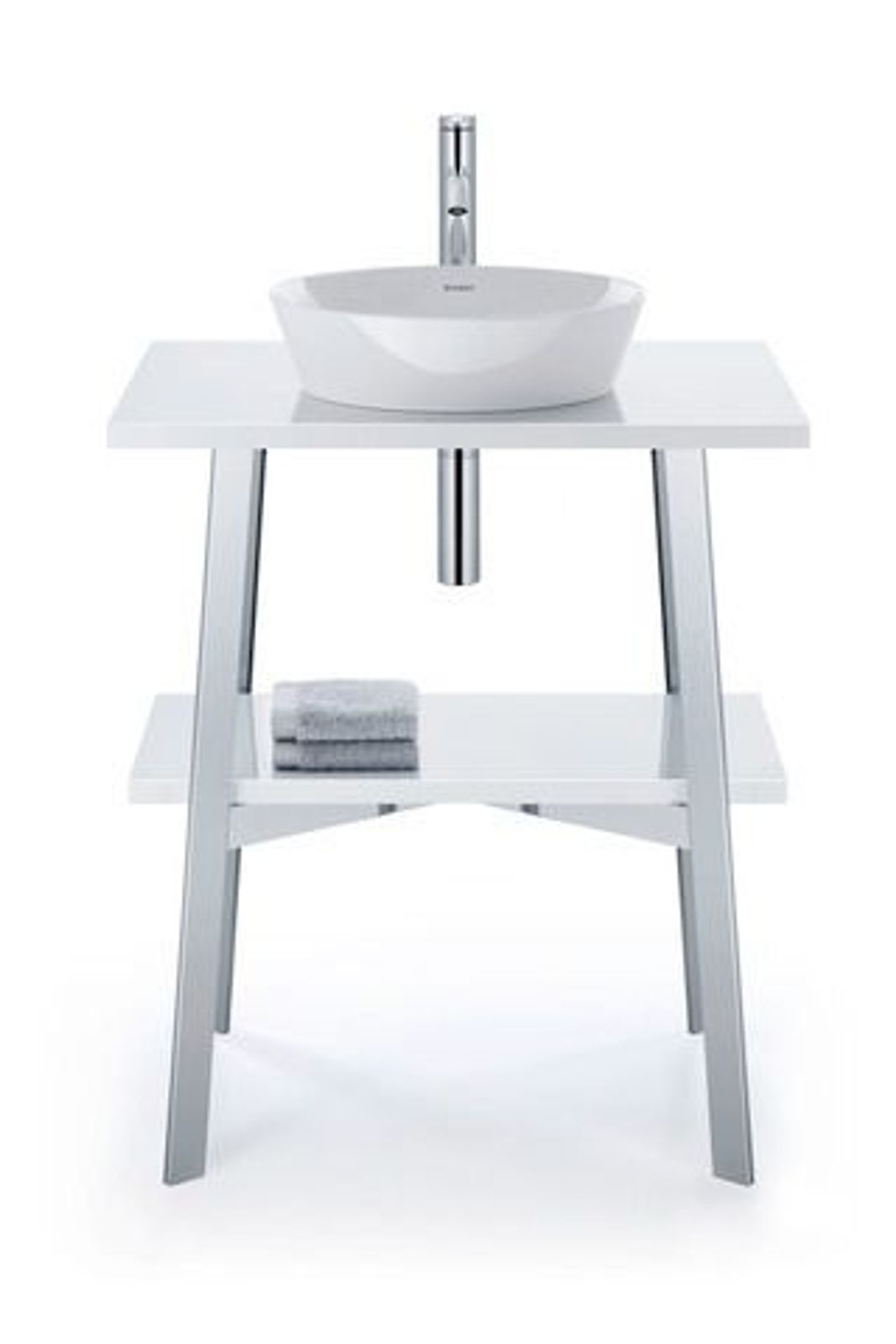 Duravit Aufsatzbecken Cape Cod 400 mm Wei o Überluaf o Hahnlochbank WG