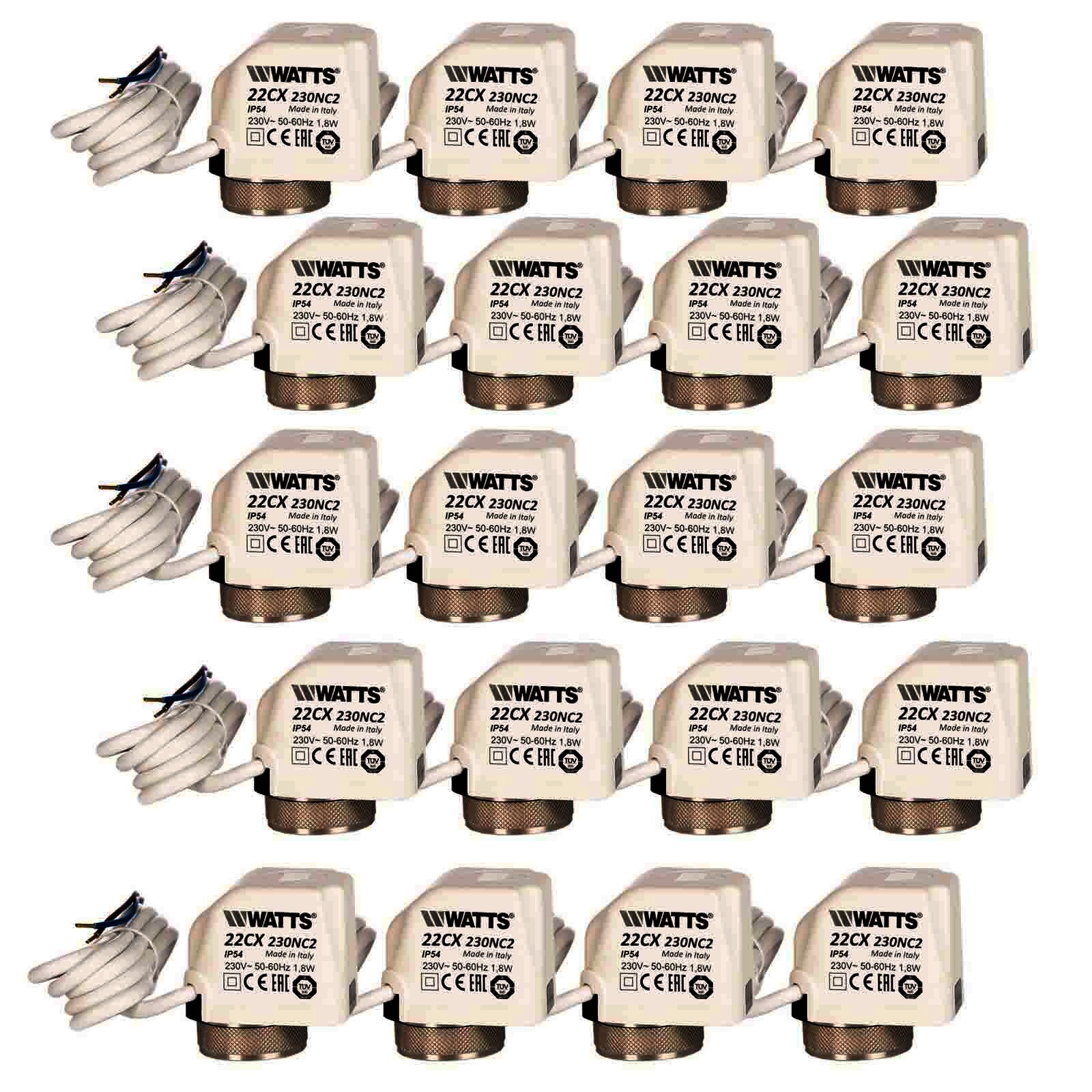 Stellantrieb Fußbodenheizung 230 V NC 22CX 20 Stück