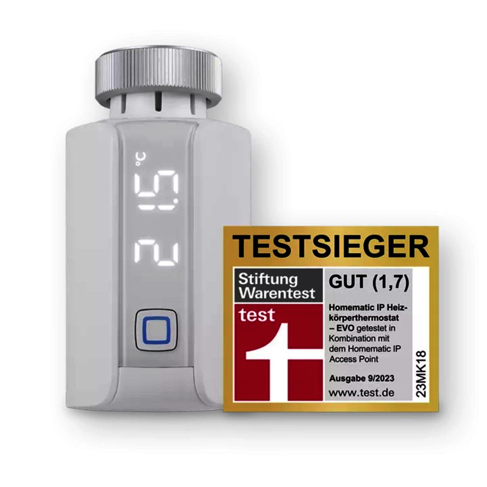 Homematic IP Smart Home Heizkörperthermostat Evo HmIP-eTRV-E