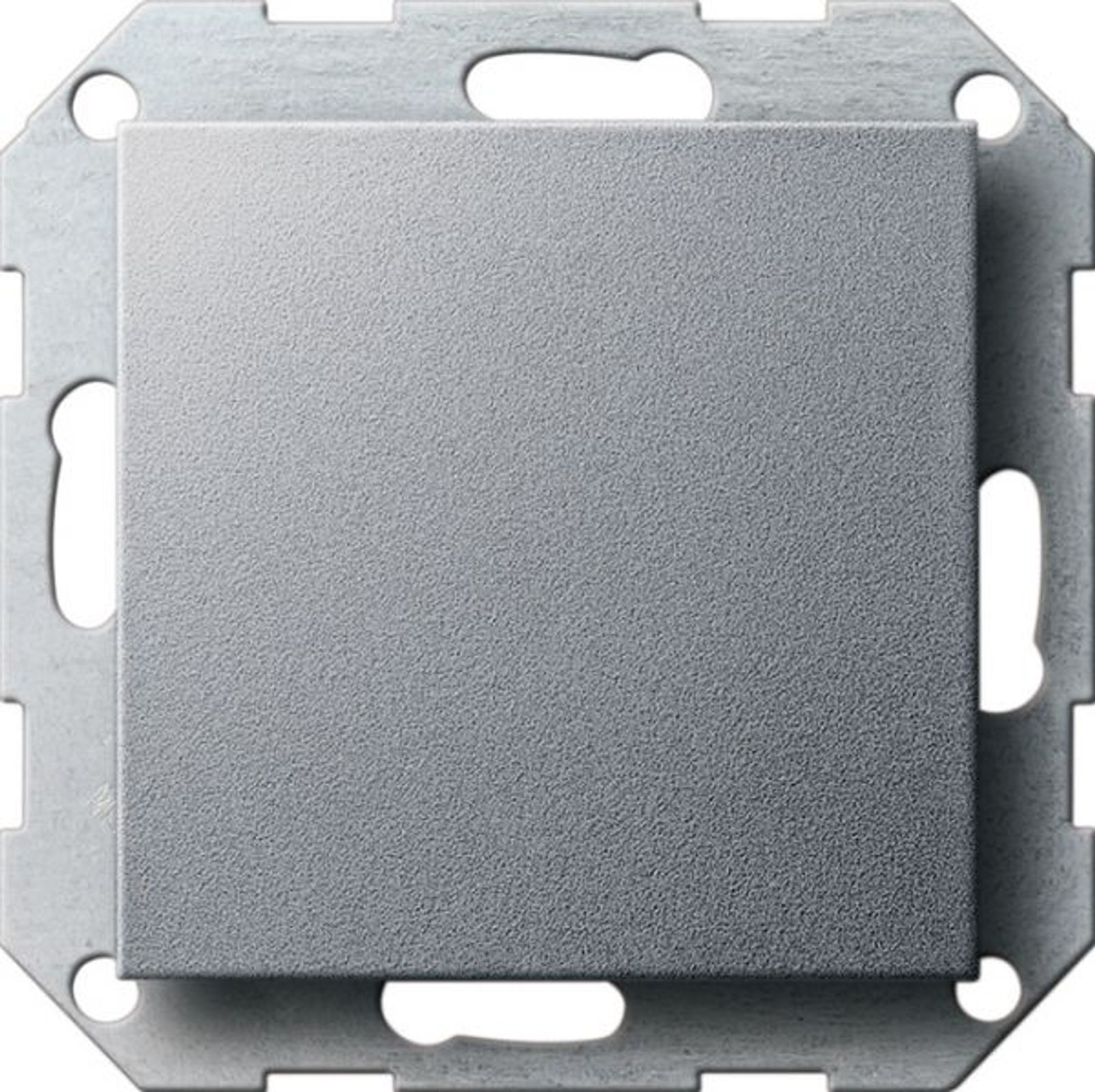 Gira Zentralplatte Blindabd alu System 55 026826 Schraubbef