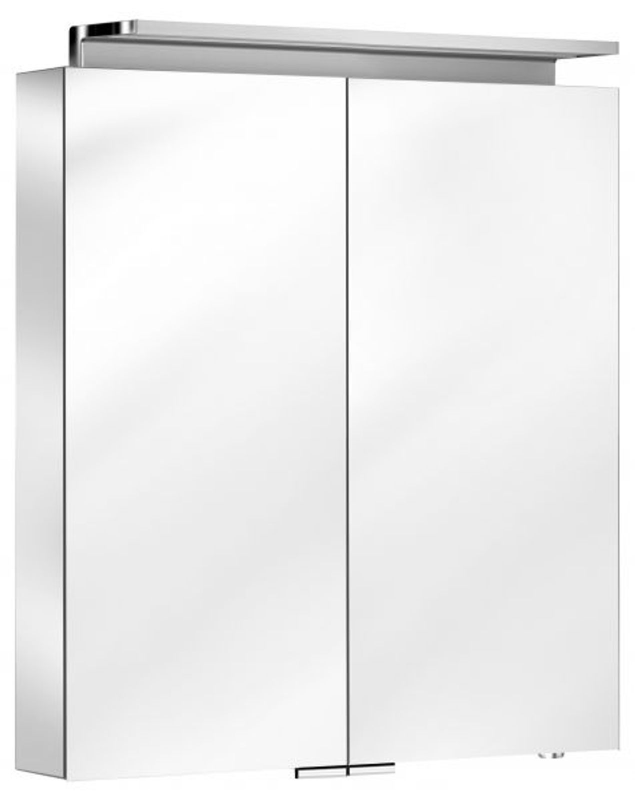 Keuco K-line 200 Spiegelschrank 2-türig B800xH742xT150mm Silber-Eloxiert
