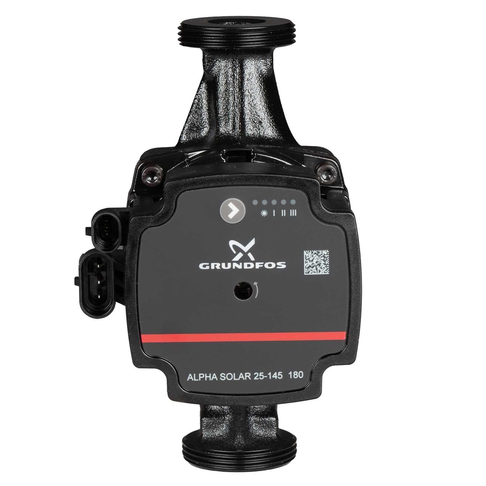 Grundfos Hocheffizienz-Umwälzpumpe ALPHA SOLAR 25-145 180 mm
