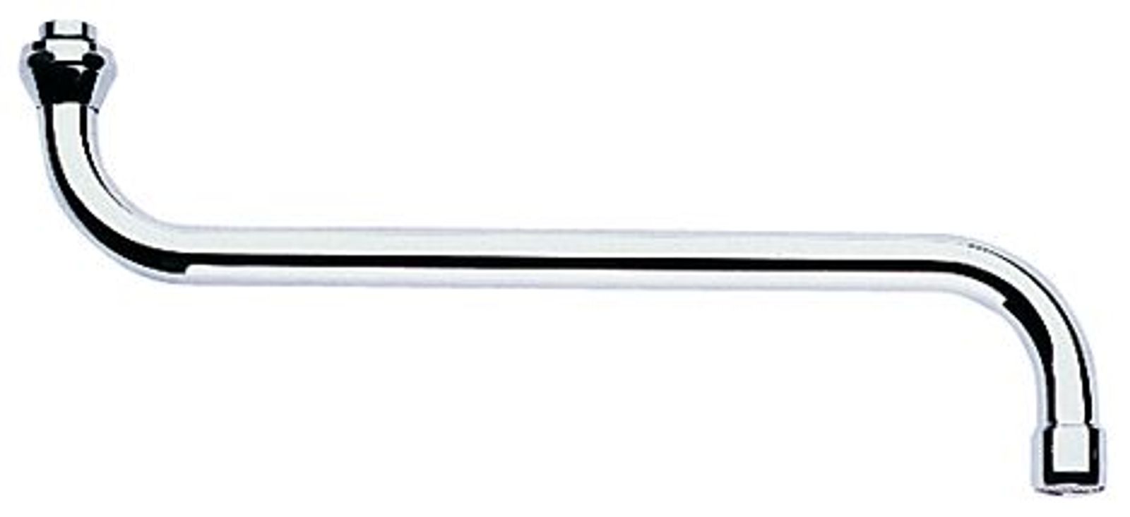 GROHE S-Auslauf 13017 Ausladung 301mm Verschraubung 3/4 Zoll chrom