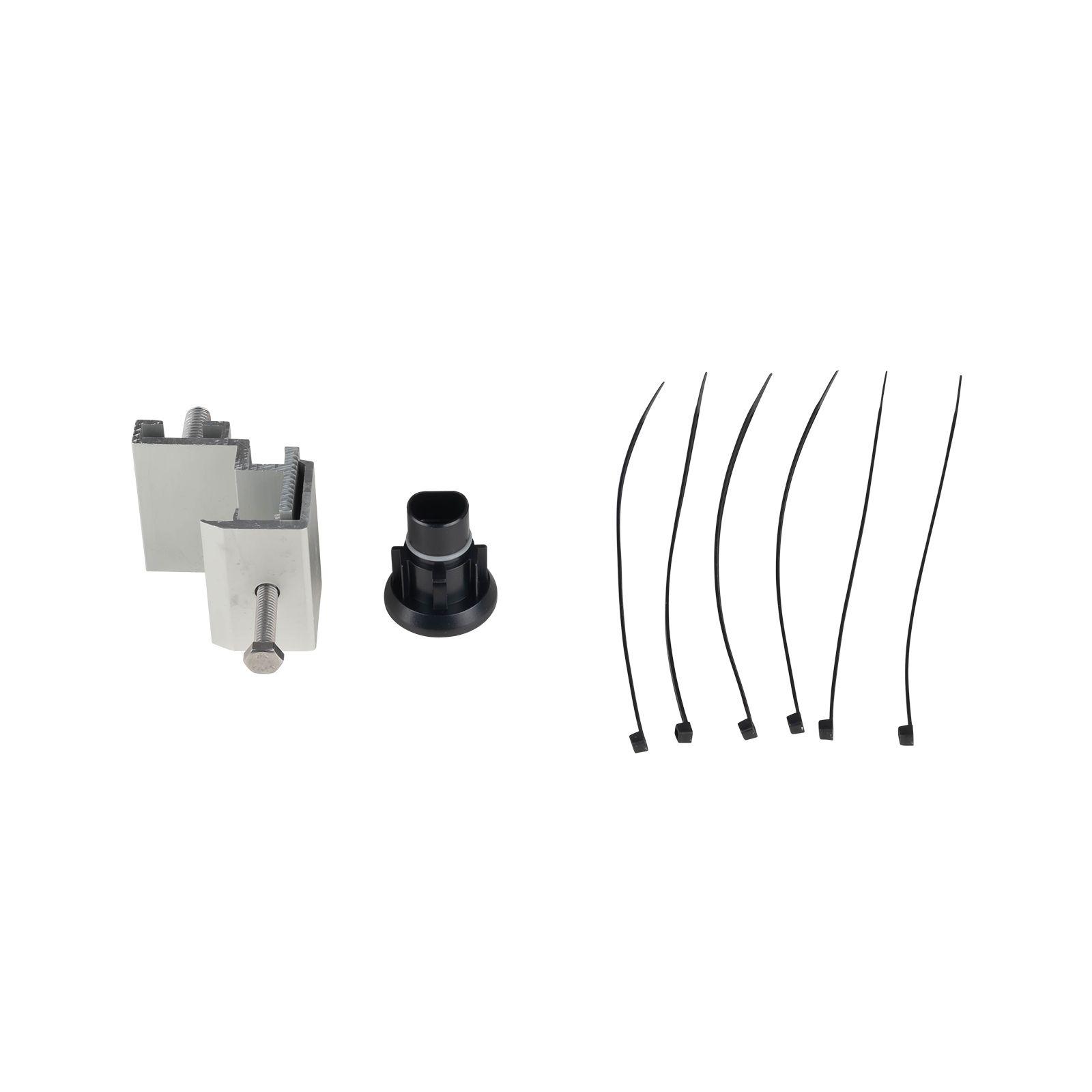 Priwatt Balkonkraftwerk priBasic Duo Paket 2x 375 Wp/600 W Solaranlage ohne Halterung inkl. Wechselrichter Hoymiles