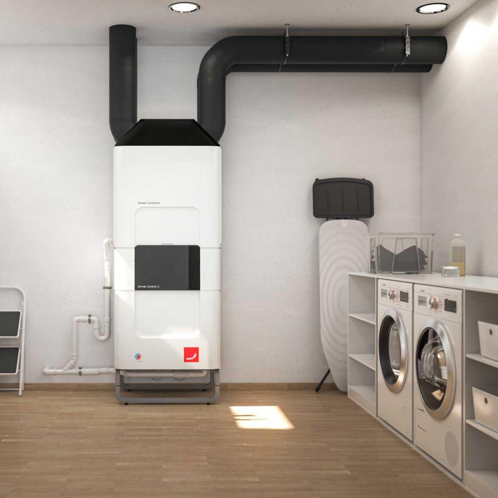 Zehnder ComfoClime Cool Basis-Paket 36 mit Lüftungsgerät ComfoAir Q600 ST