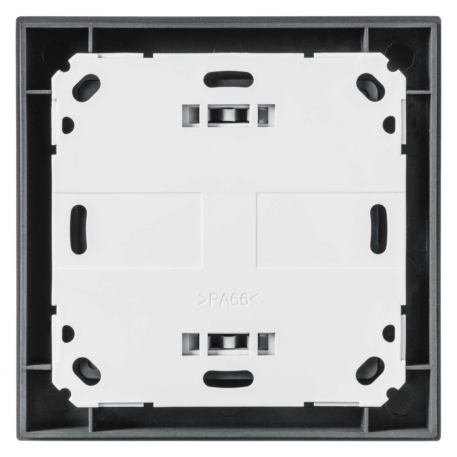 Homematic IP Smart Home Wandthermostat HmIP-WTH-A mit Luftfeuchtigkeitssensor anthrazit