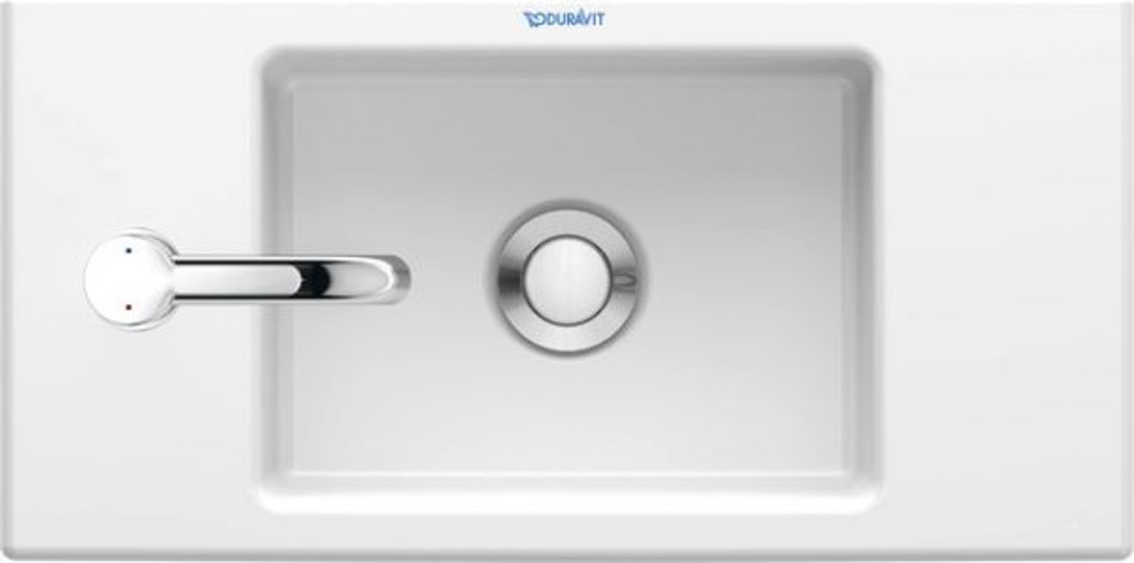 Duravit Handwaschbecken Vero Air 500 mm o ÜL m HLB 1 HL links weiß