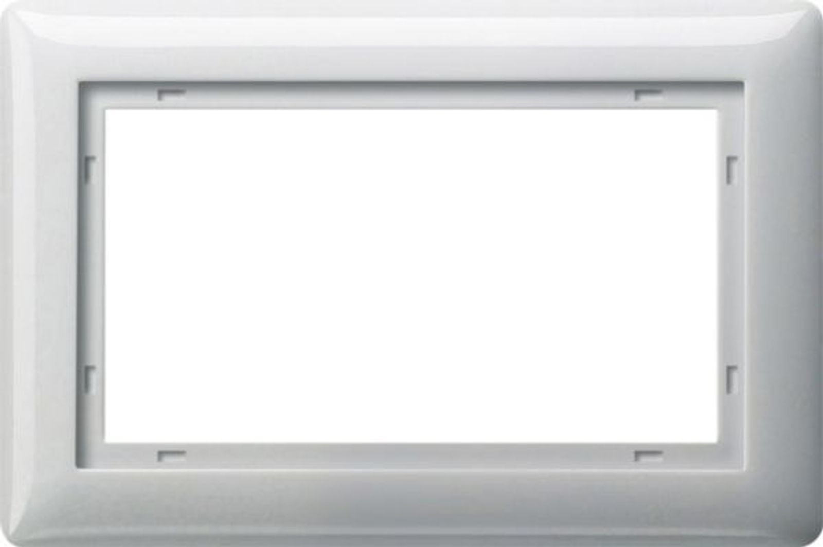 Gira Rahmen 1,5-fach reinweiß hglänzend Kst Standard 55 100103