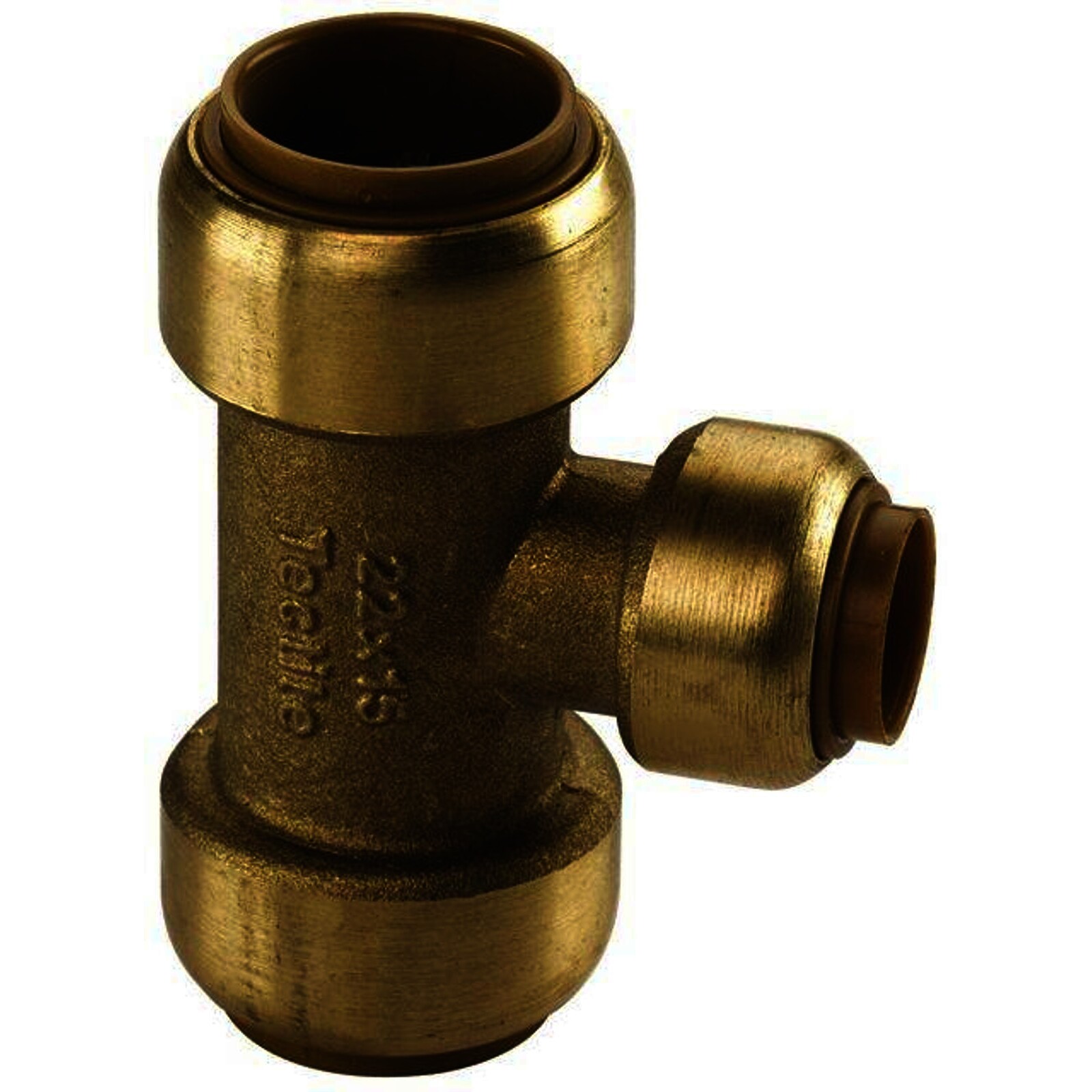 Kupfer Steckfitting Tectite T-Stück reduziert 22 x 22 x 15 mm DVGW