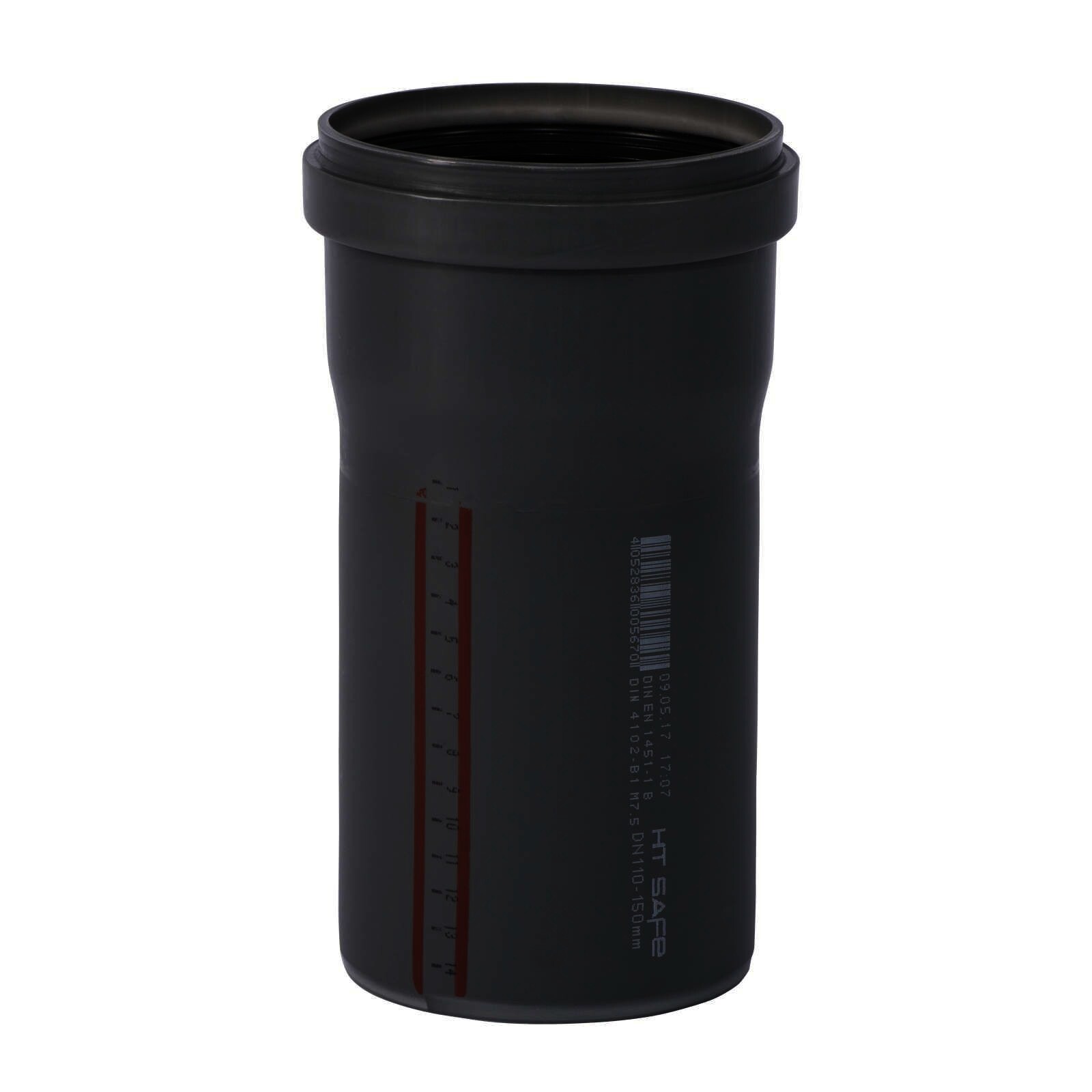 HTsafe Rohr mit Muffe DN 110 150 mm
