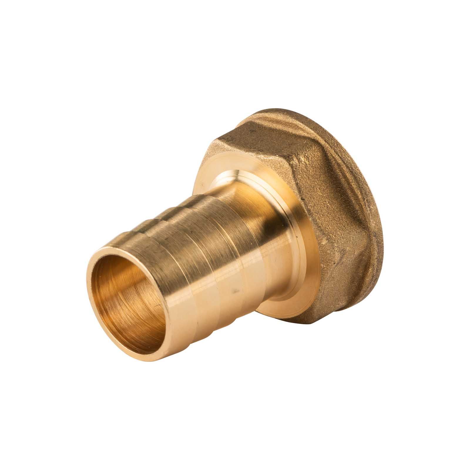 Messing Gewinde-Fitting Schlauchanschluss 1" IG (DN 25) Länge 25 mm - schwere Ausführung
