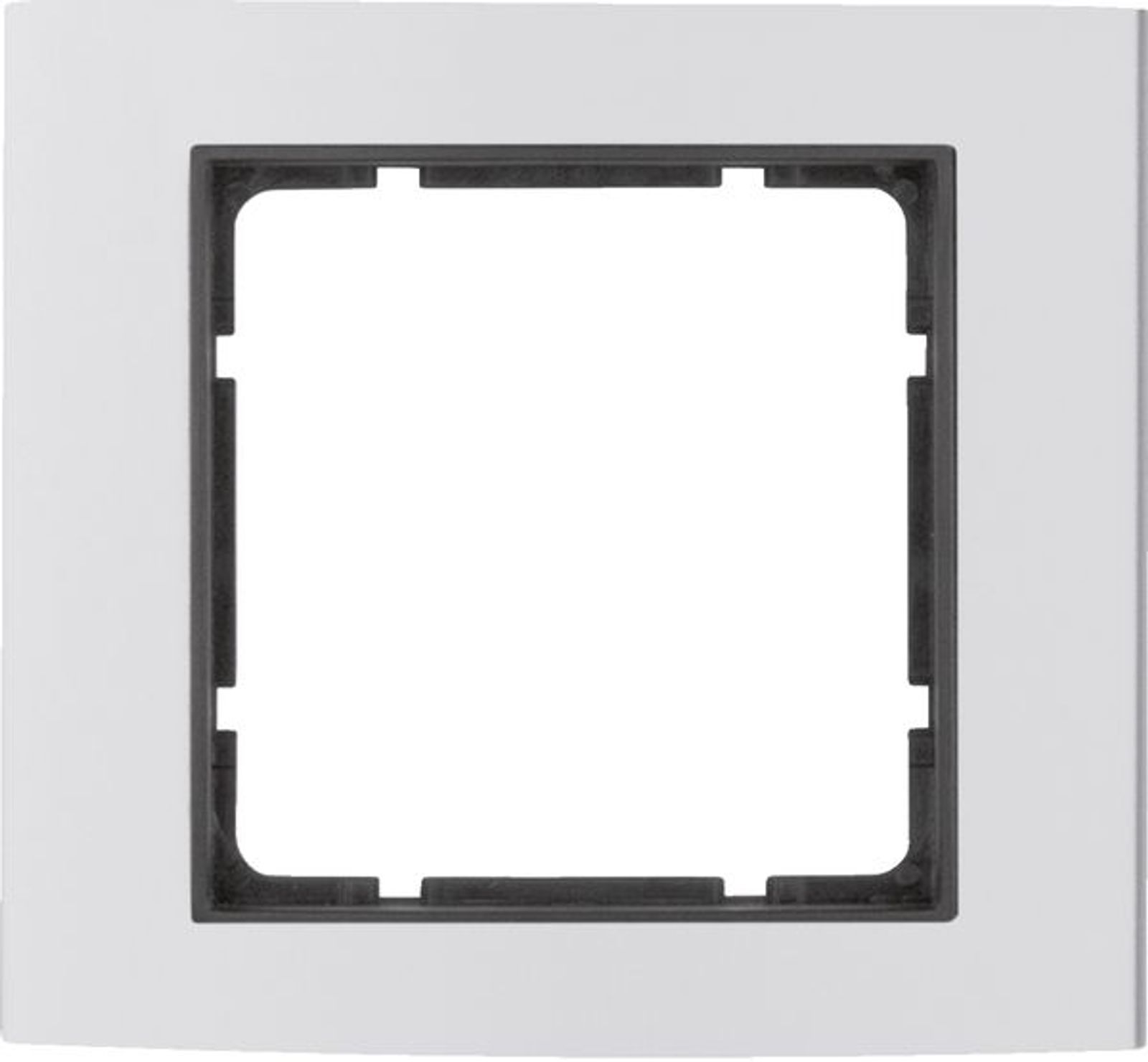 Berker 10113004 Rahmen 1fach, B.3, Alu/anthrazit matt, Aluminium eloxiert