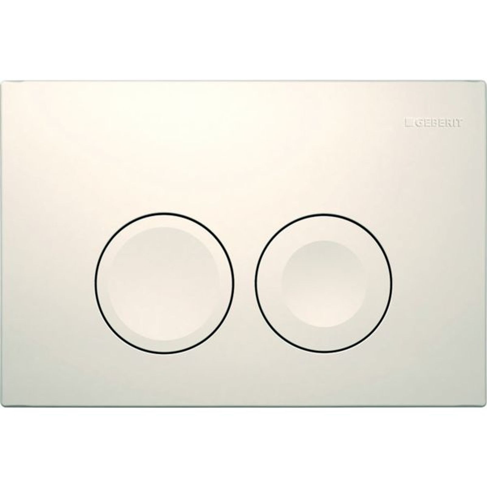Geberit BetPl Delta25 für 2-Mengen-Spü weiß-alpin