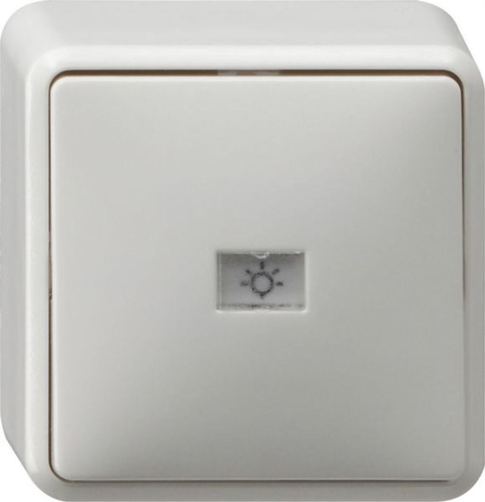 Gira Wipptaster-Modul reinweiß 1W AP IP20 AP 015613 Licht