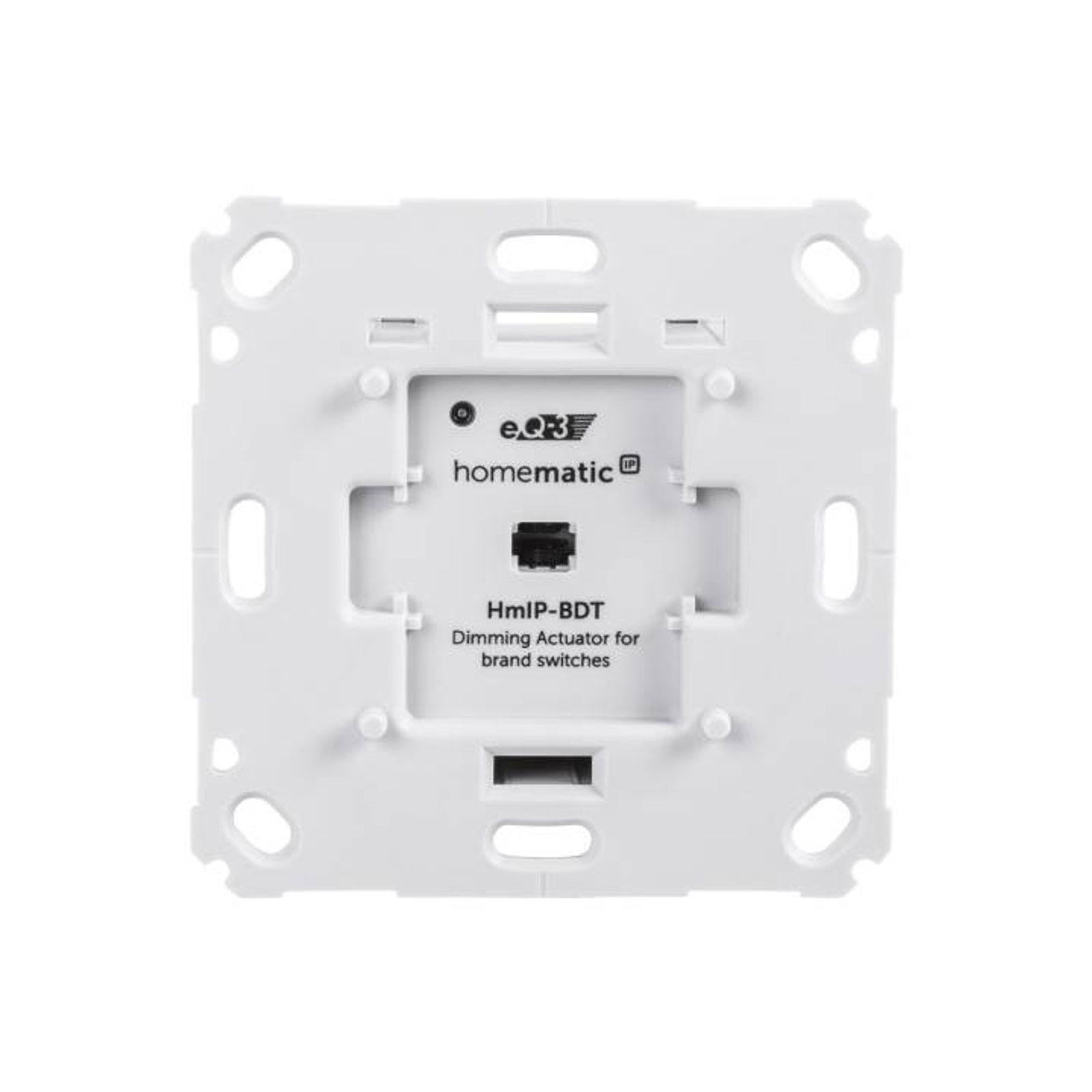 Homematic IP Smart Home Dimmaktor für Markenschalter - Phasenabschnitt HmIP-BDT