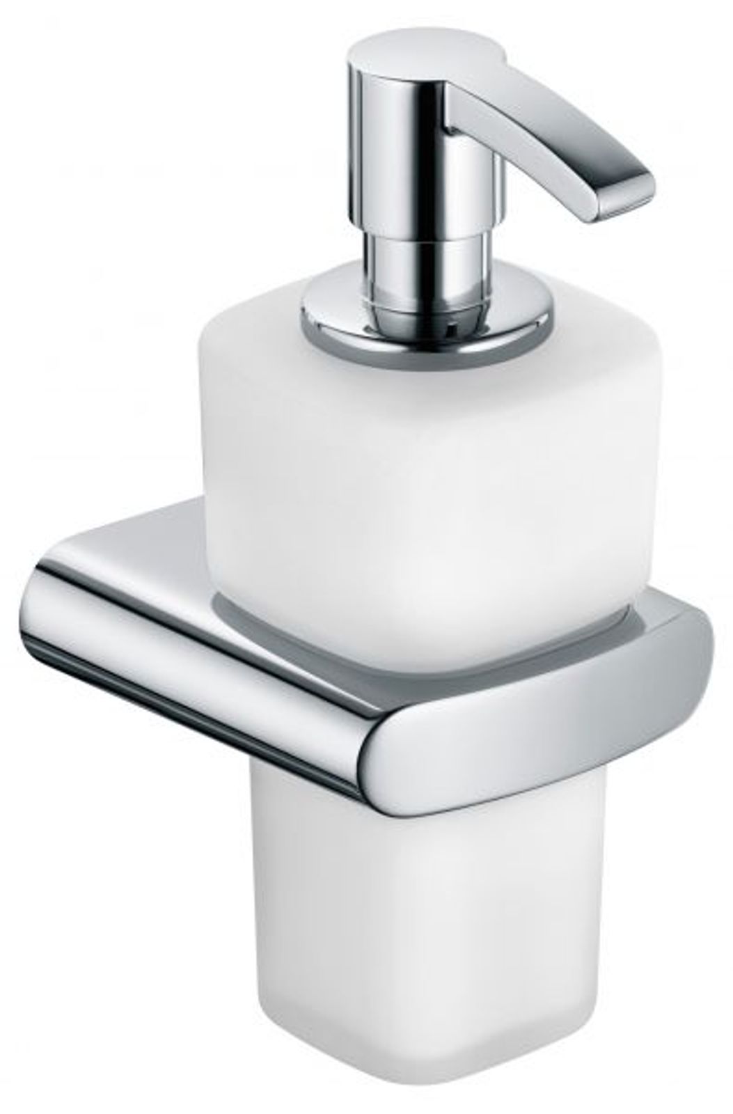 Keuco Schaumseifenspender Elegance 11653 Opalglas Halter Pumpe verchromt
