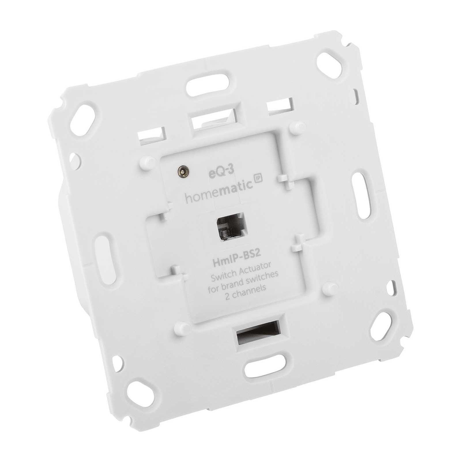 Homematic IP Smart Home Schaltaktor für Markenschalter 2-fach HmIP-BS2