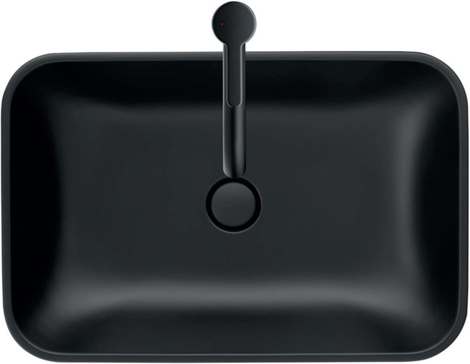 Duravit Design Siphon, schwarz matt