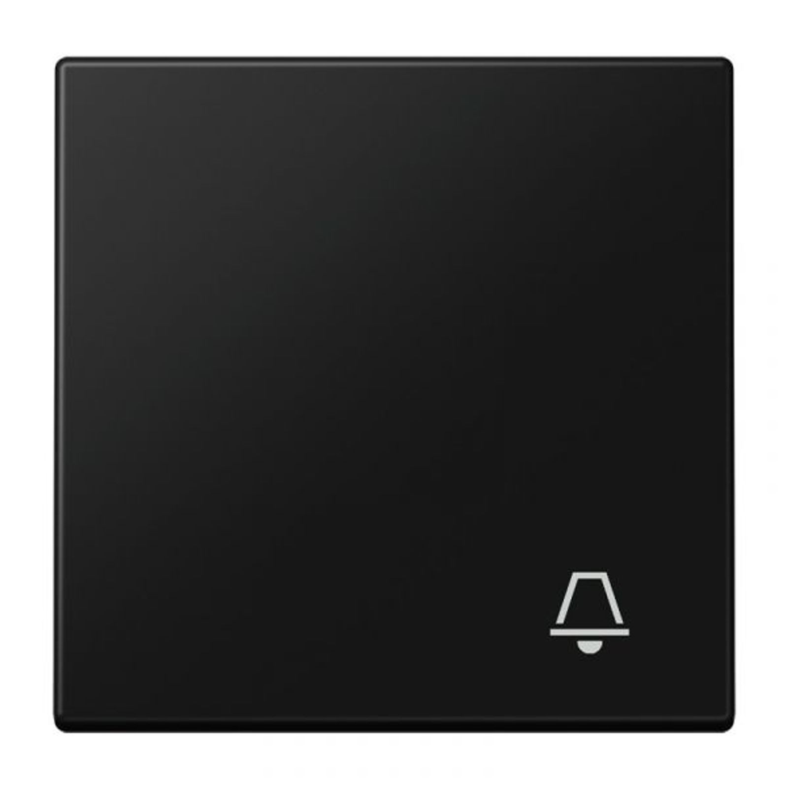 Jung Wippe Schalter gra-schwarz mit Klingel LS 990 K SWM