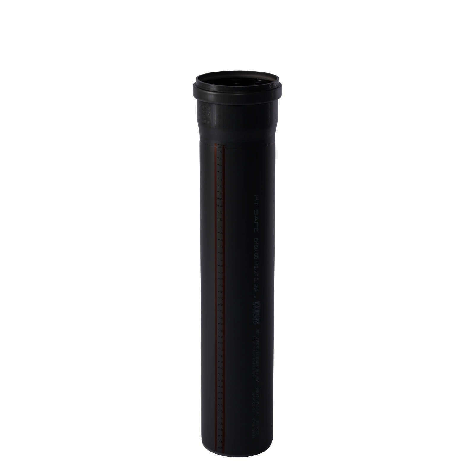 HTsafe Rohr mit Muffe DN 110 1000 mm