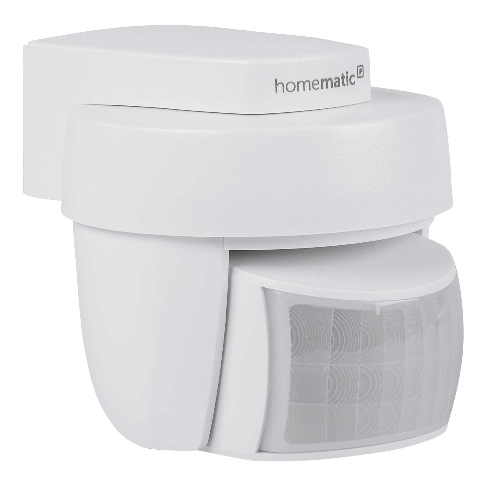Homematic IP Smart Home Bewegungsmelder HmIP-SMO-2 mit Dämmerungssensor - außen, weiß