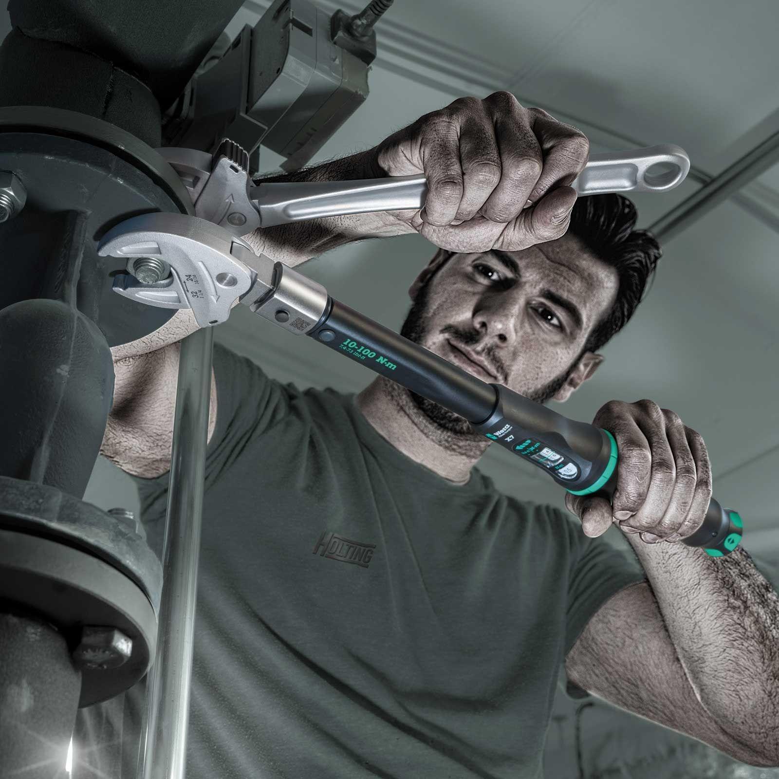 Wera Click-Torque X 7 Drehmomentschlüssel für Einsteckwerkzeuge, 10-100 Nm