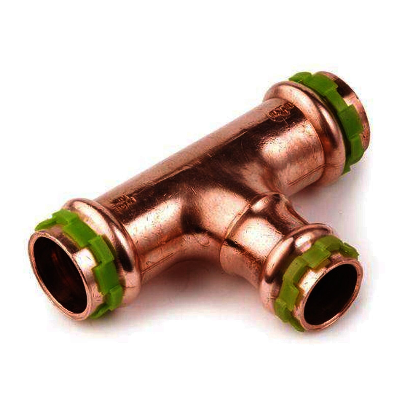 Kupfer Pressfitting Sudo-Press T-Stück Mittelabgang reduziert 18 x 15 x 18 mm Kontur V DVGW